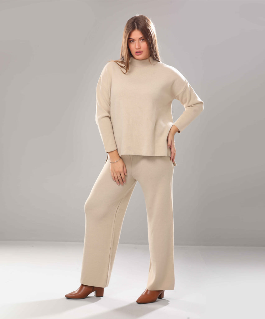 Trouser-Knit-BEIGE