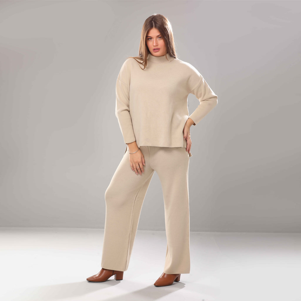 Trouser-Knit-BEIGE
