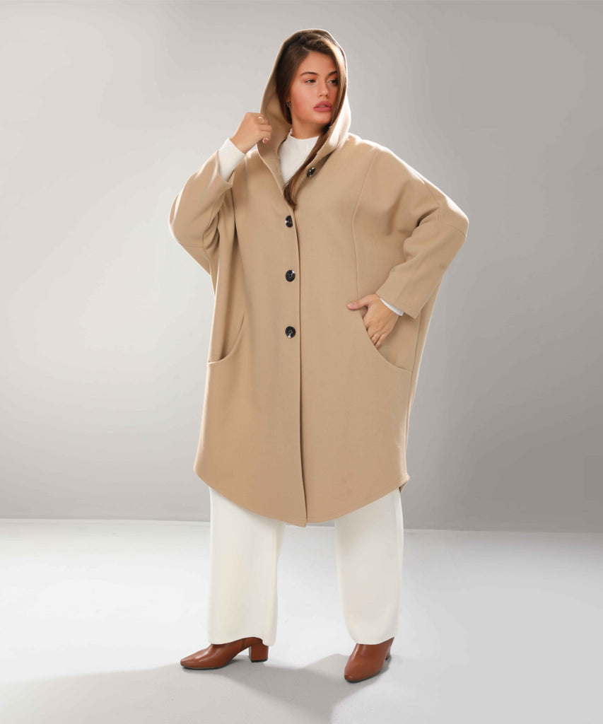 Coat-Felt-BEIGE
