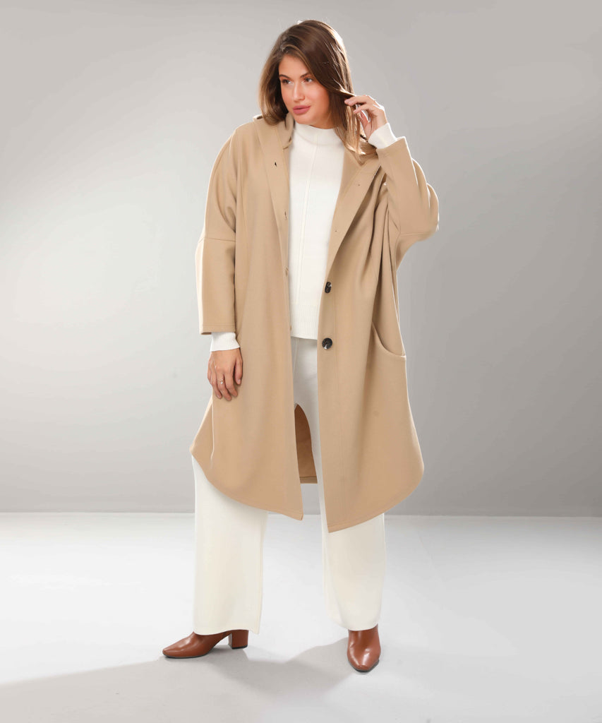 Coat-Felt-BEIGE