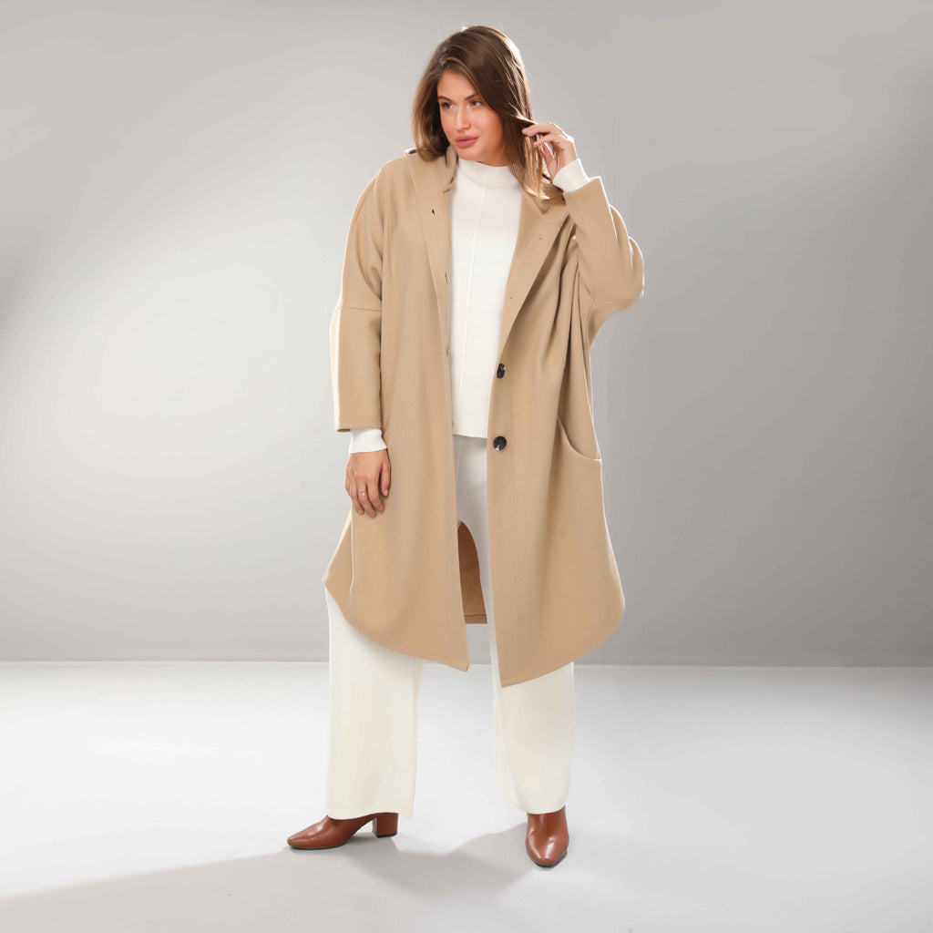 Coat-Felt-BEIGE