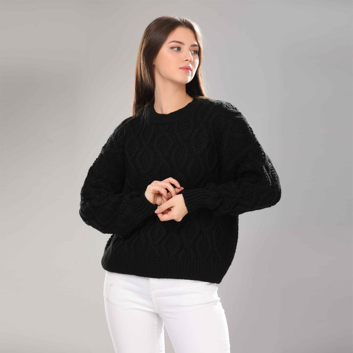 Pullover-Knit-BLACK