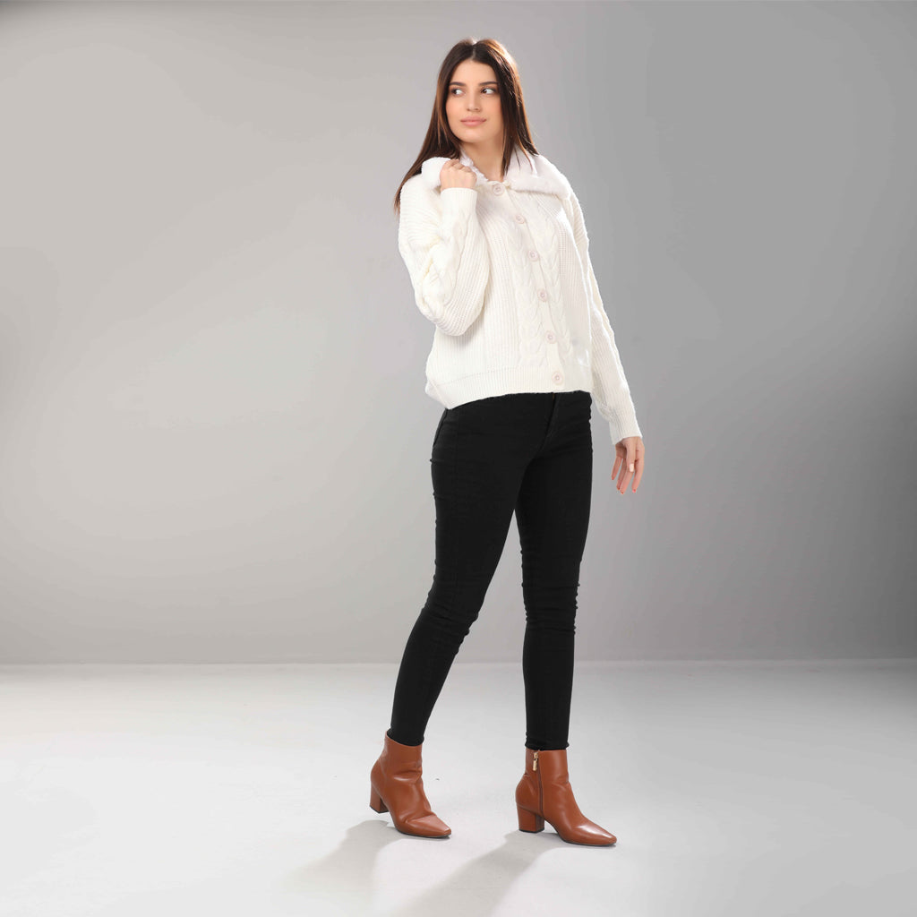 Pullover-Knit-OF WHITE