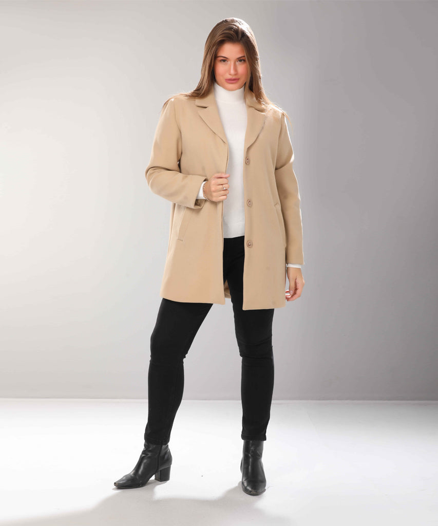 Coat-Felt-BEIGE