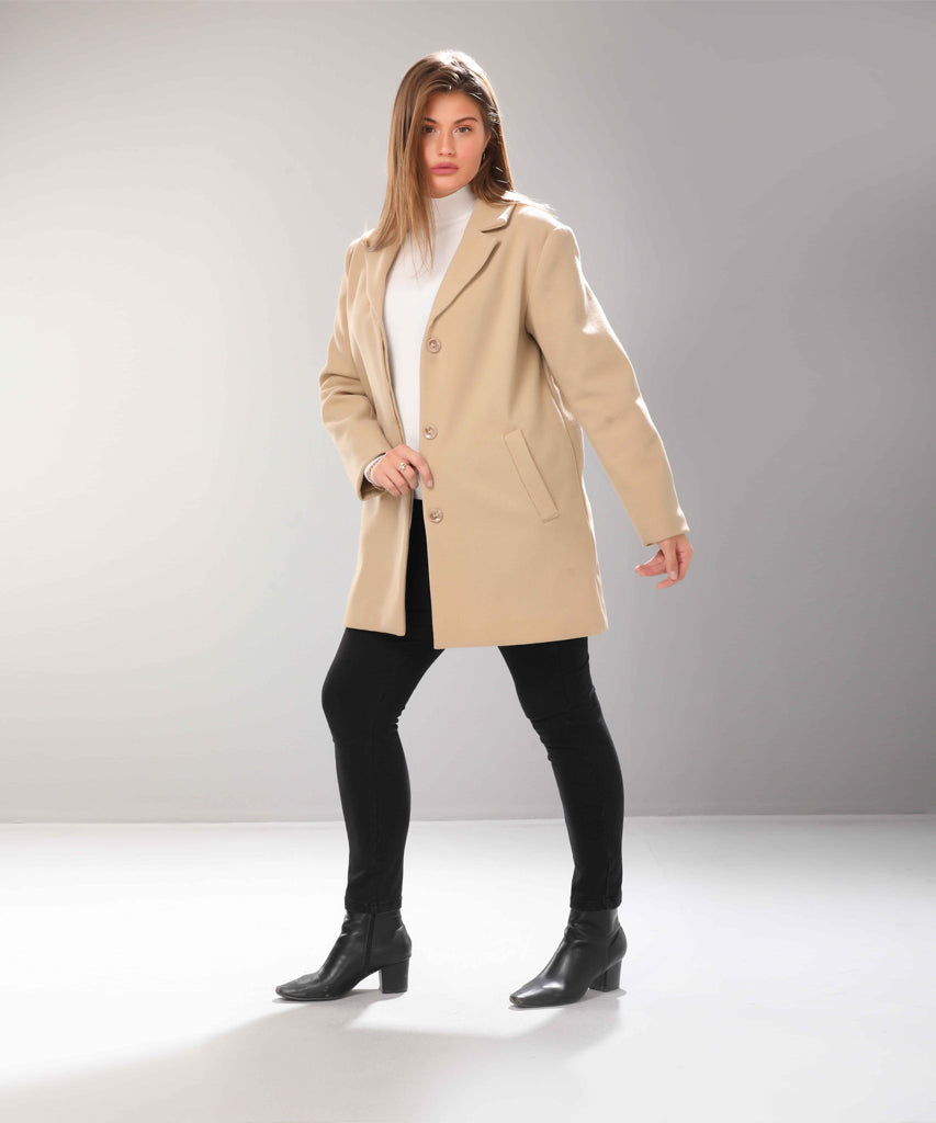 Coat-Felt-BEIGE