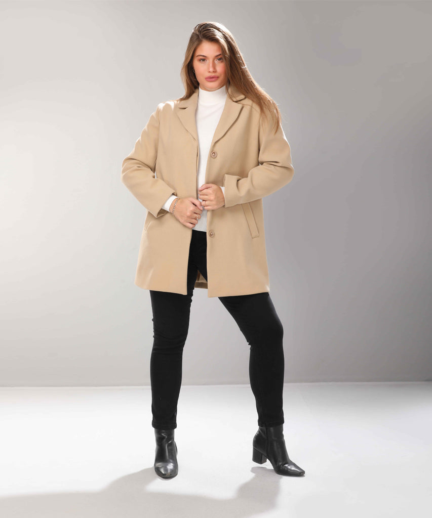 Coat-Felt-BEIGE