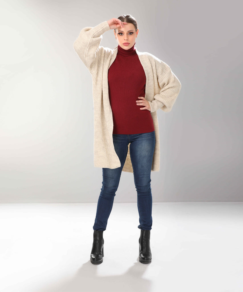 Cardigan-Knit-BIEGE