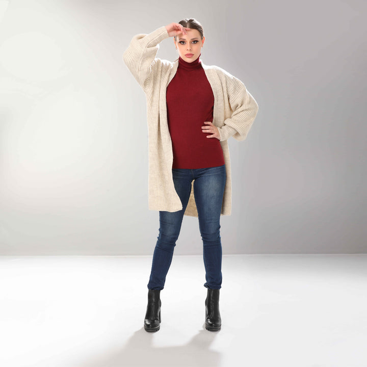 Cardigan-Knit-BIEGE