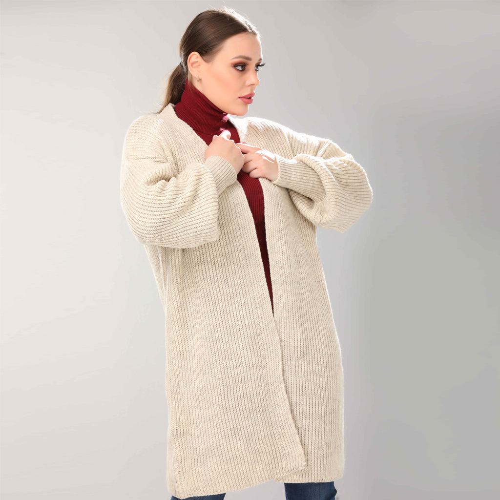 Cardigan-Knit-BIEGE