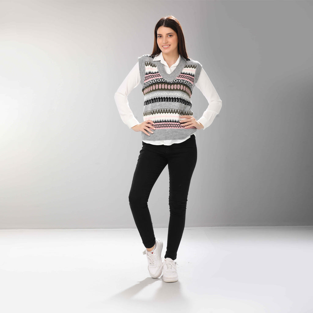 Vest-Knit-GRAY