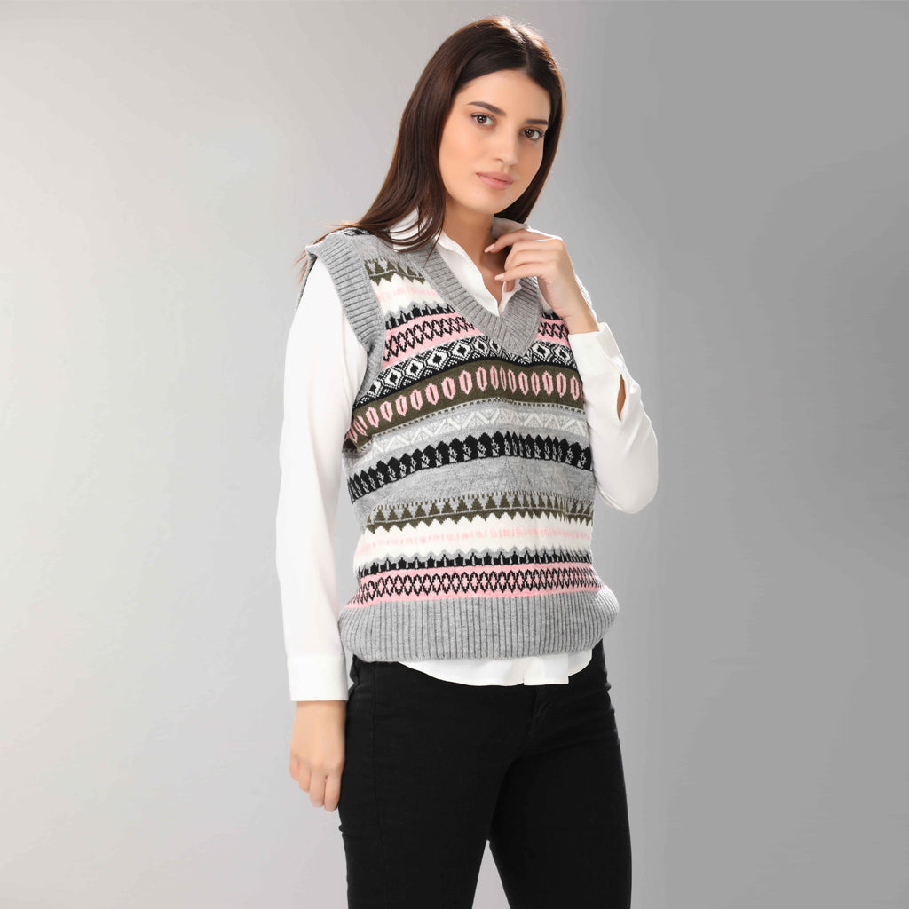 Vest-Knit-GRAY