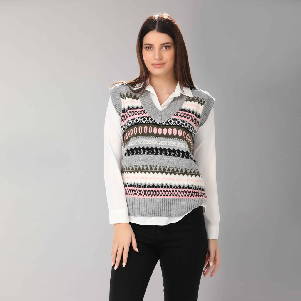 Vest-Knit-GRAY