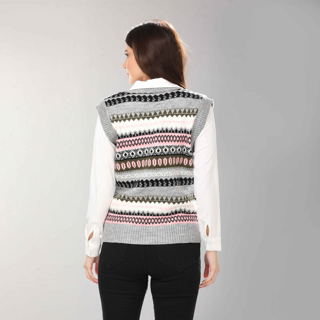Vest-Knit-GRAY
