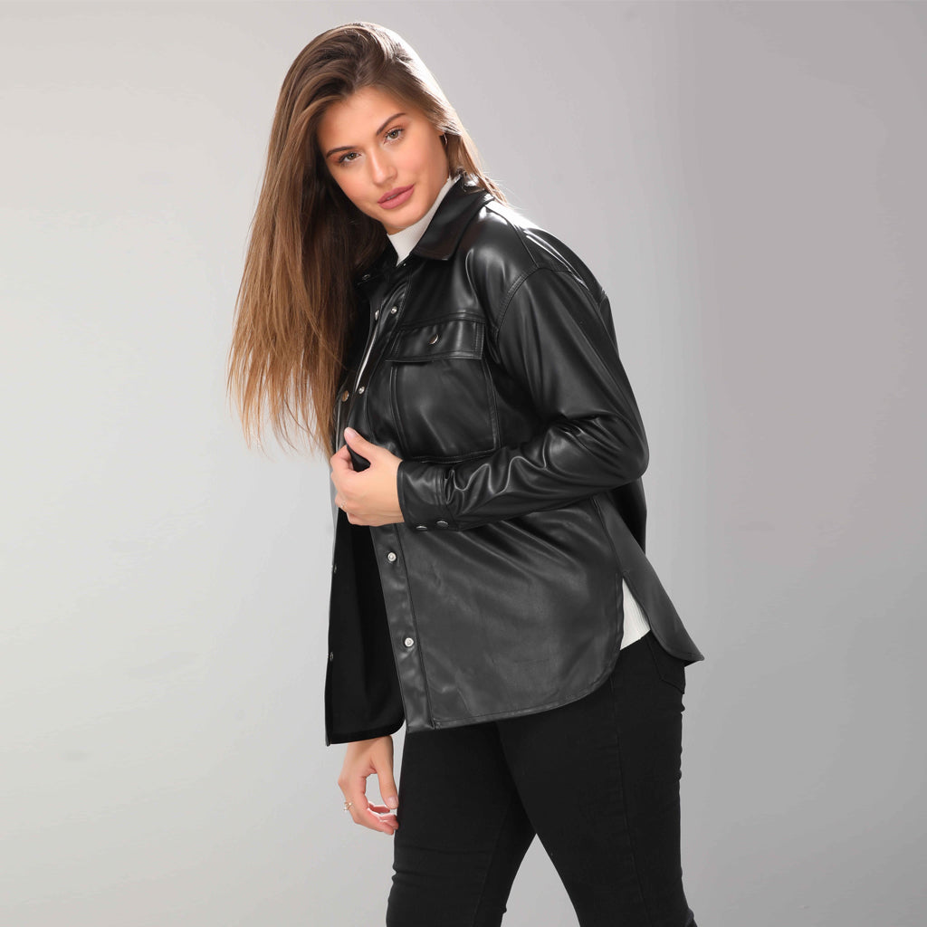 Shirt-Leather-BLACK