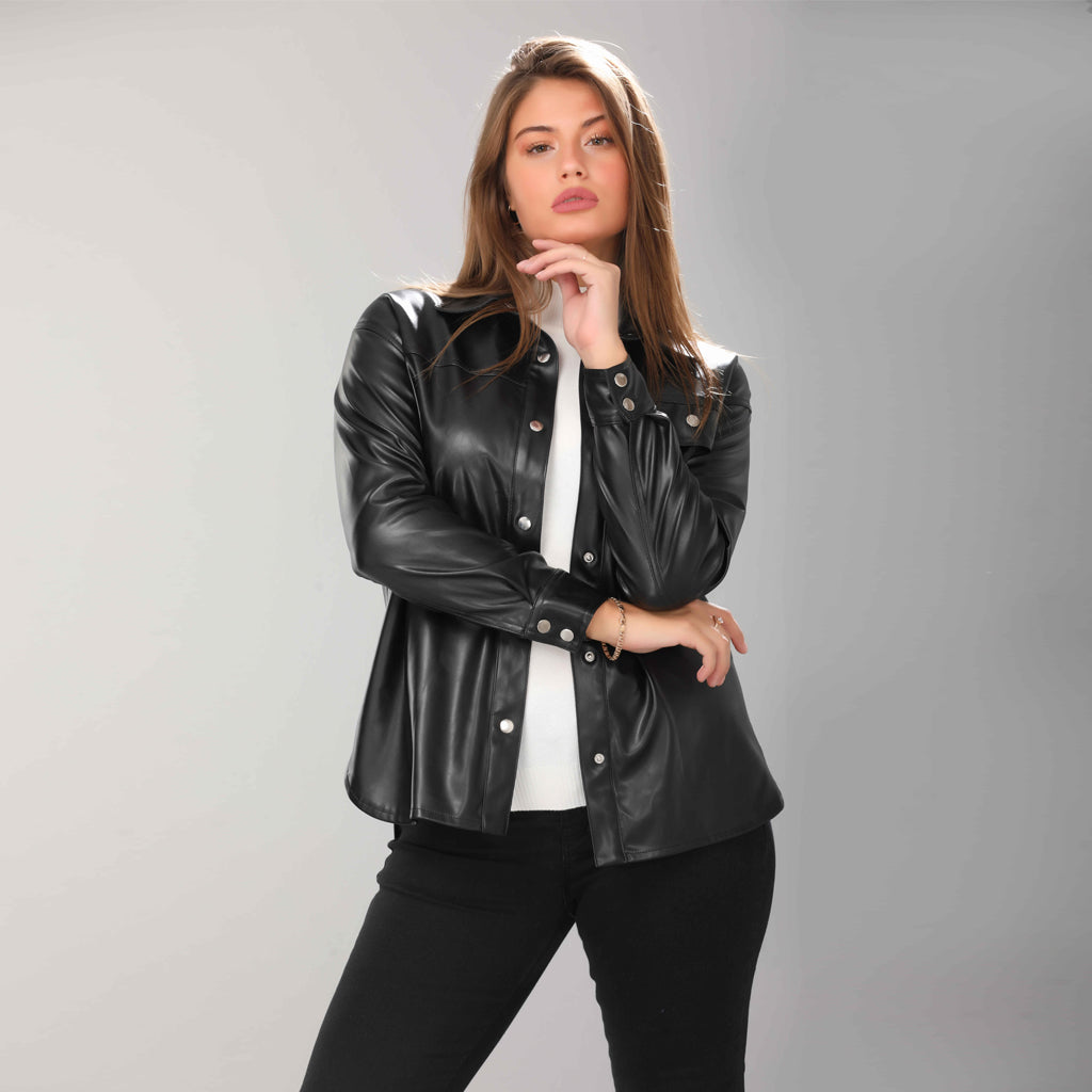 Shirt-Leather-BLACK