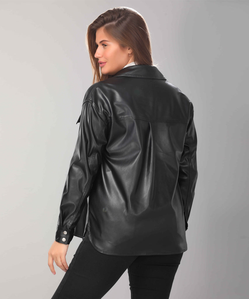 Shirt-Leather-BLACK