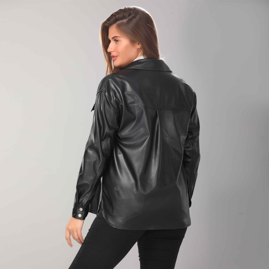 Shirt-Leather-BLACK