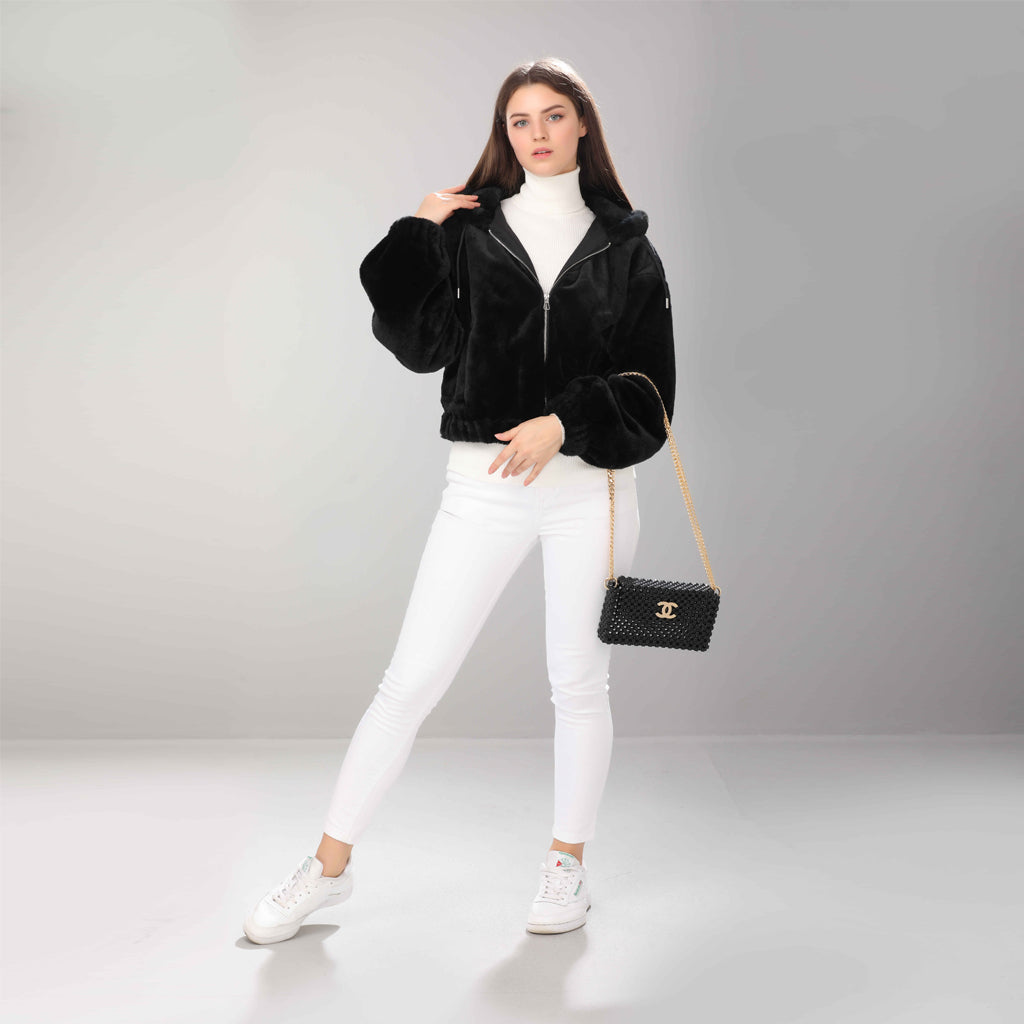 Jacket-Fur-BLACK