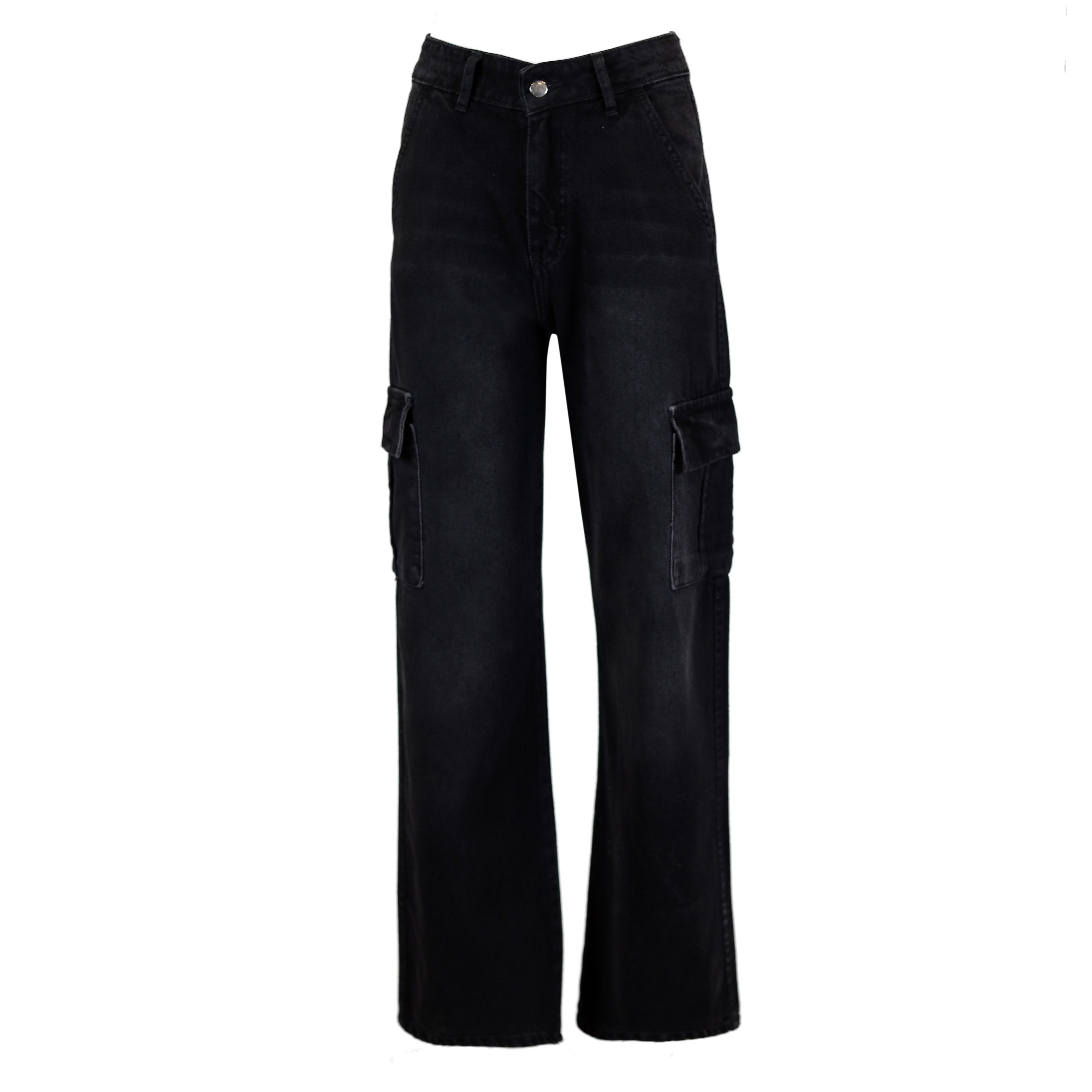 Cargo-Jeans-BLACK