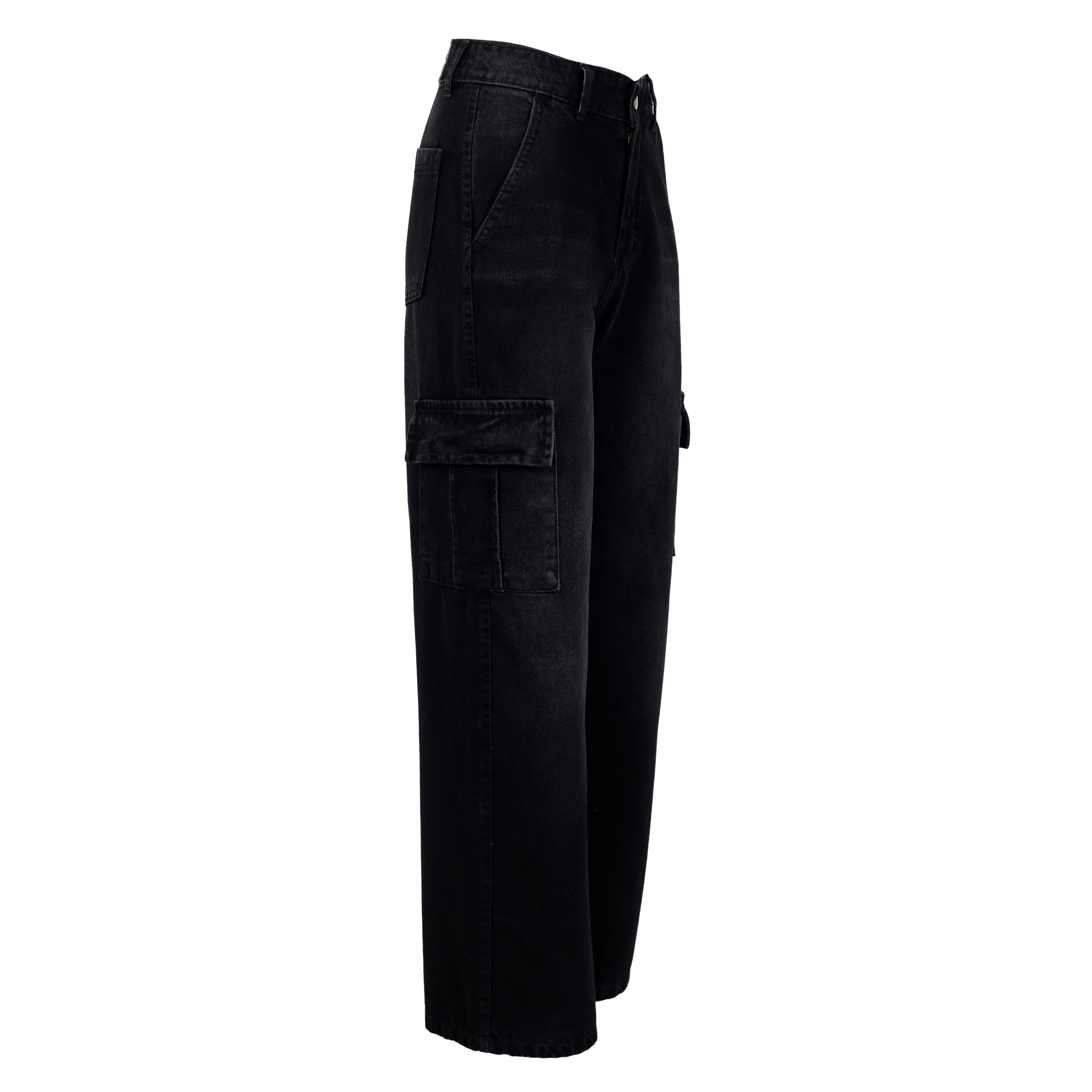 Cargo-Jeans-BLACK