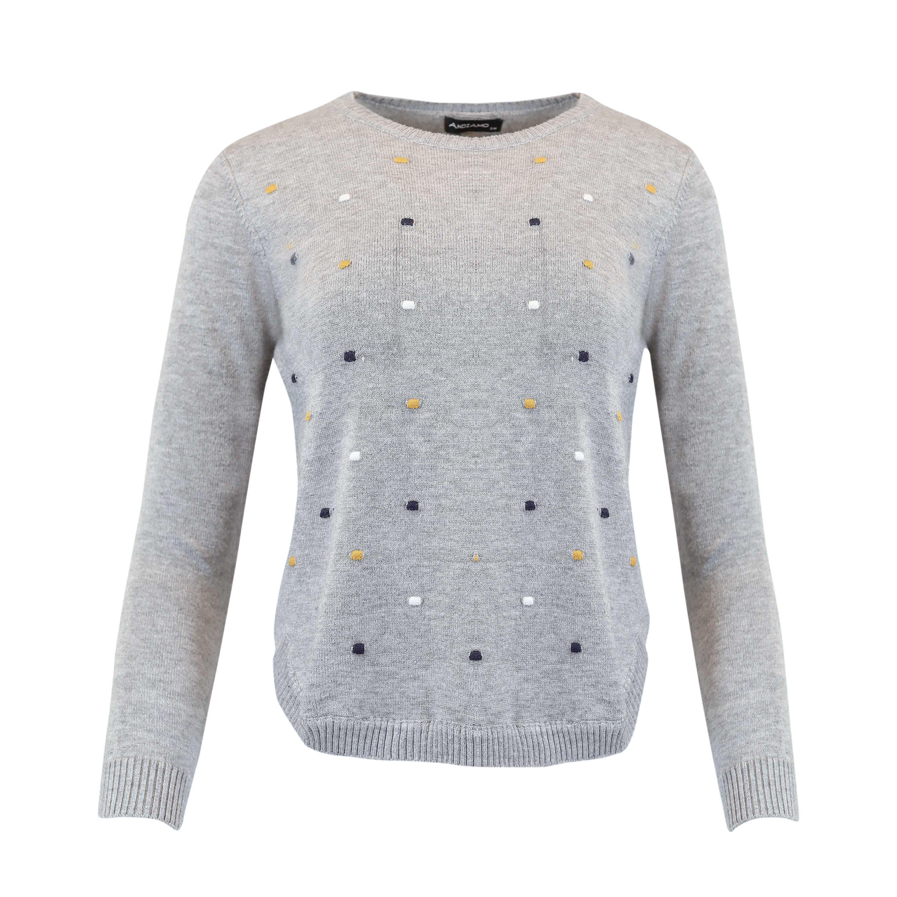 بلوفر-تريكو-جراي فاتح