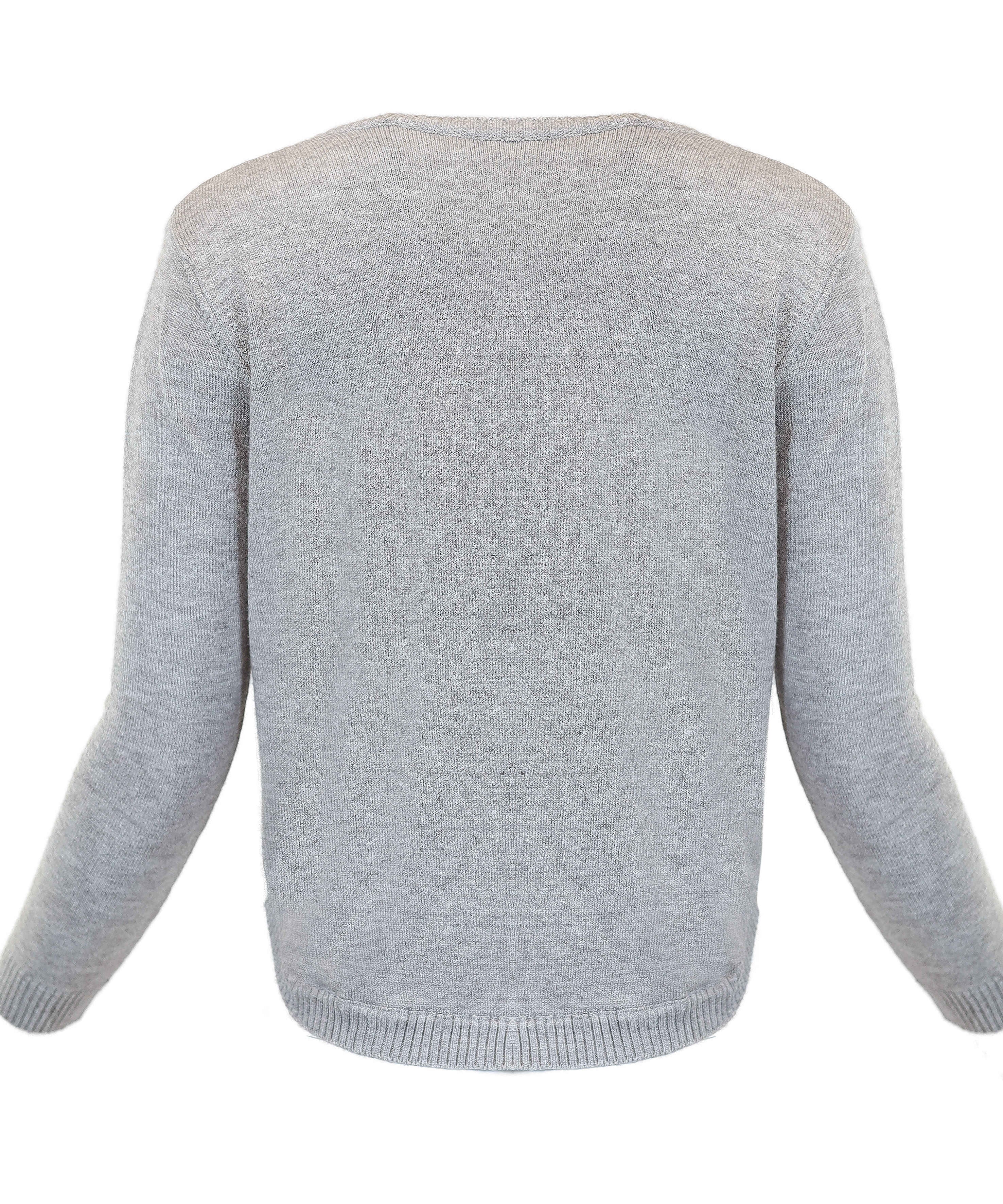 بلوفر-تريكو-جراي فاتح