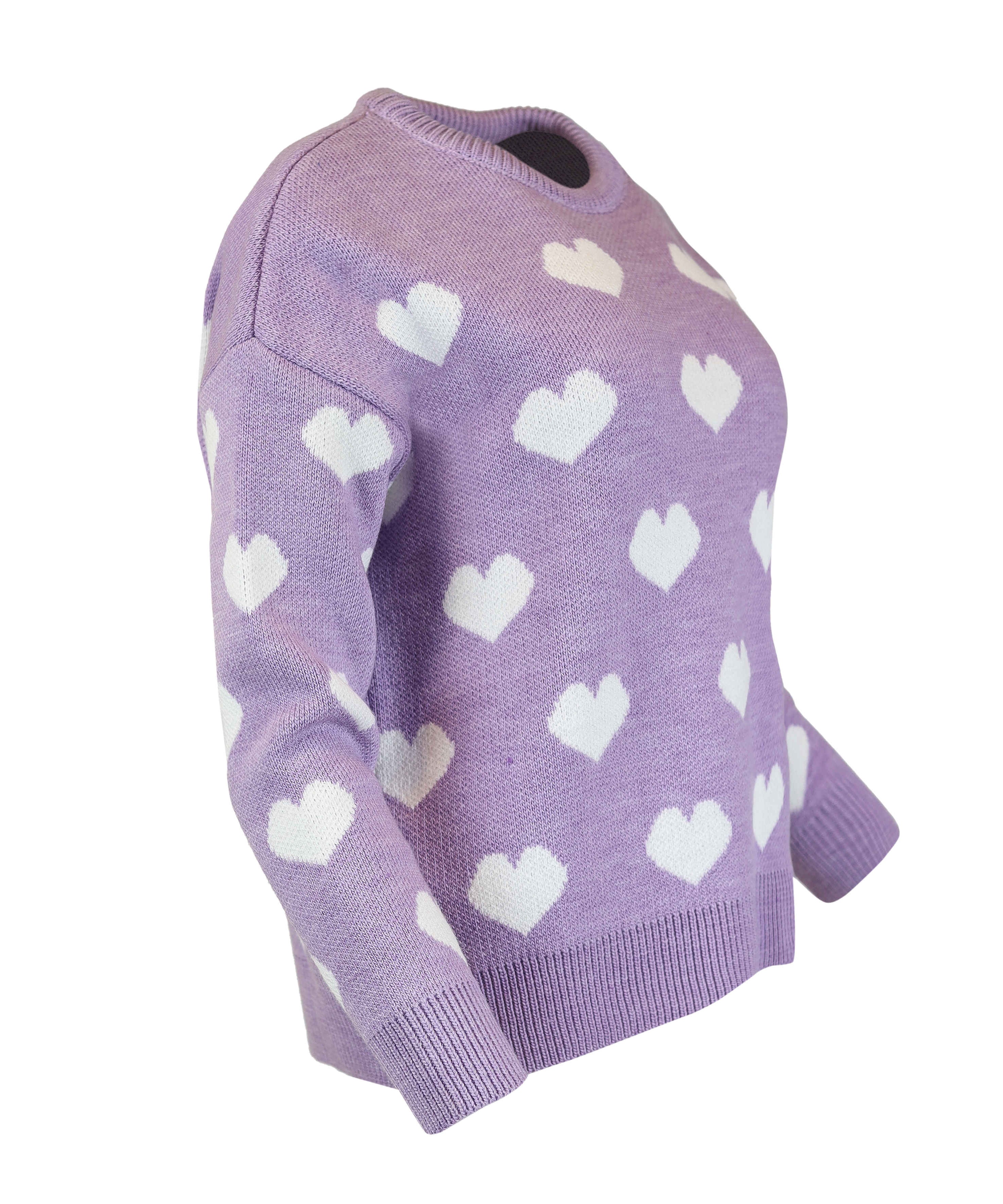 بلوفر-تريكو-لافندر