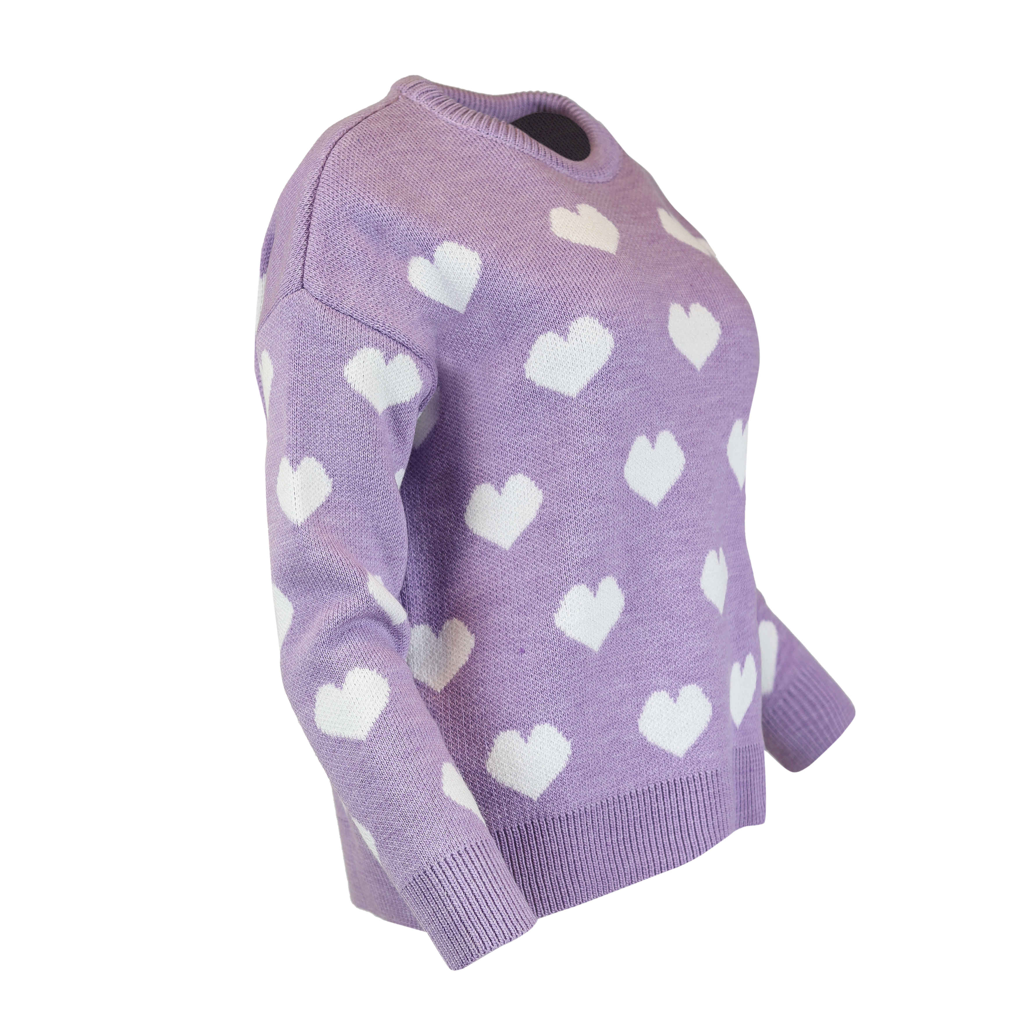 بلوفر-تريكو-لافندر