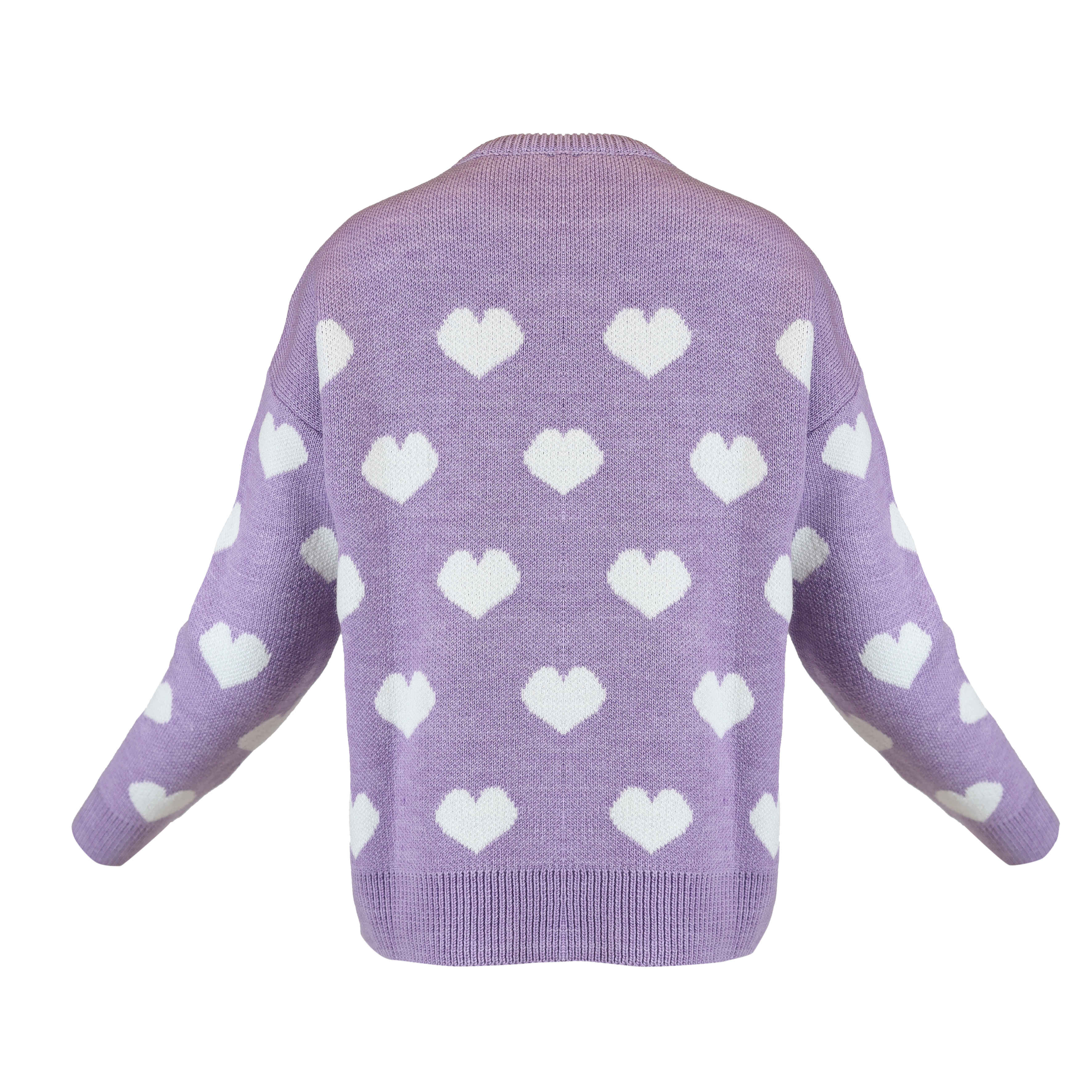 بلوفر-تريكو-لافندر