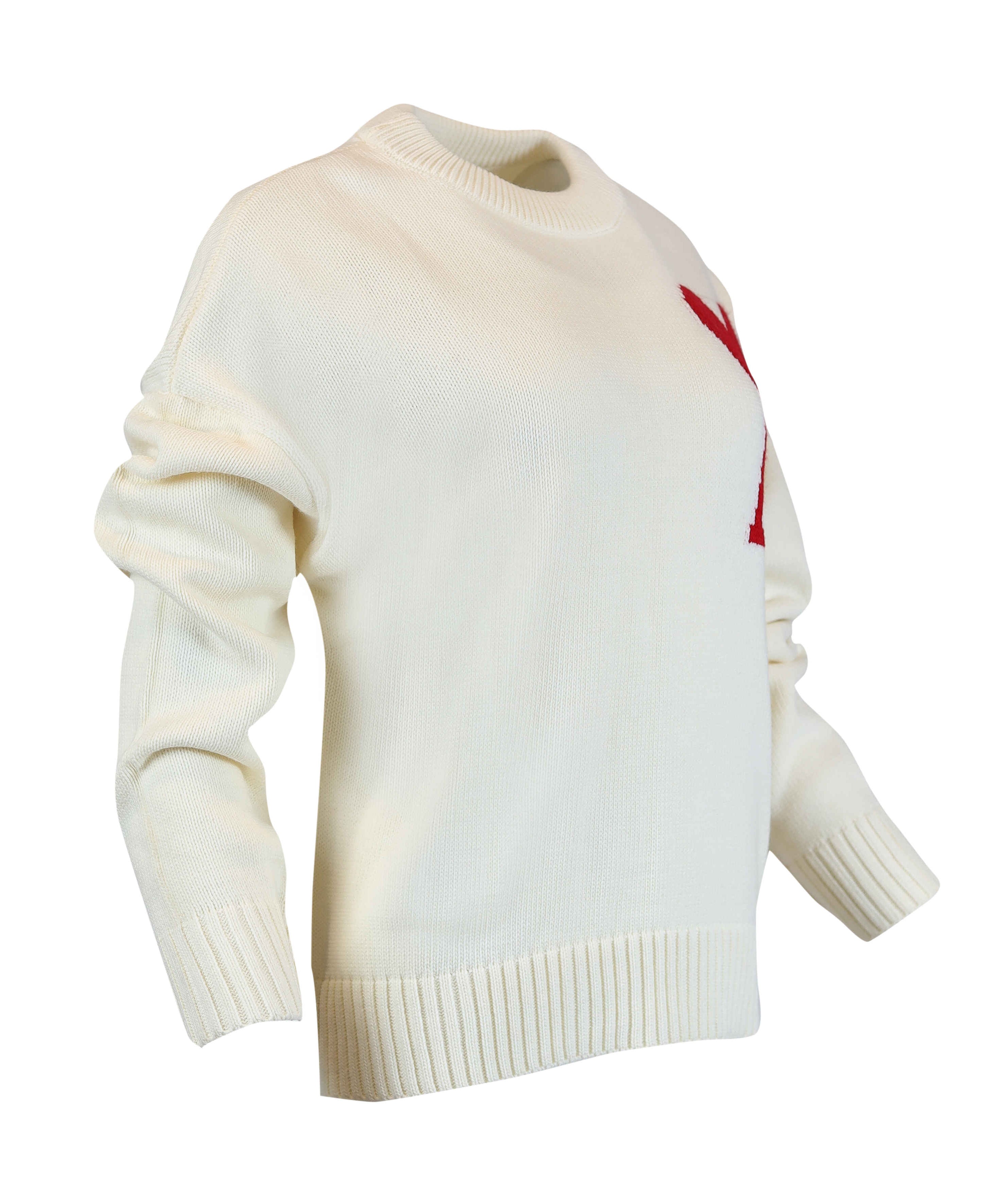 بلوفر-تريكو-اوف وايت