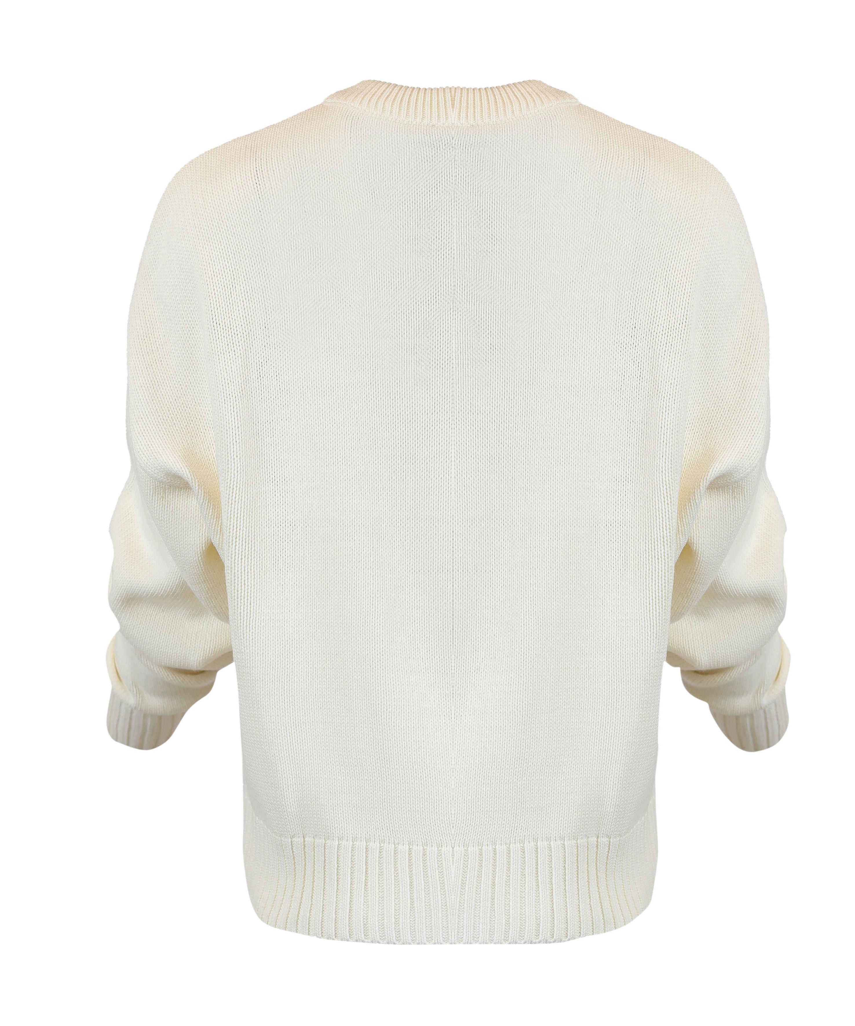 بلوفر-تريكو-اوف وايت