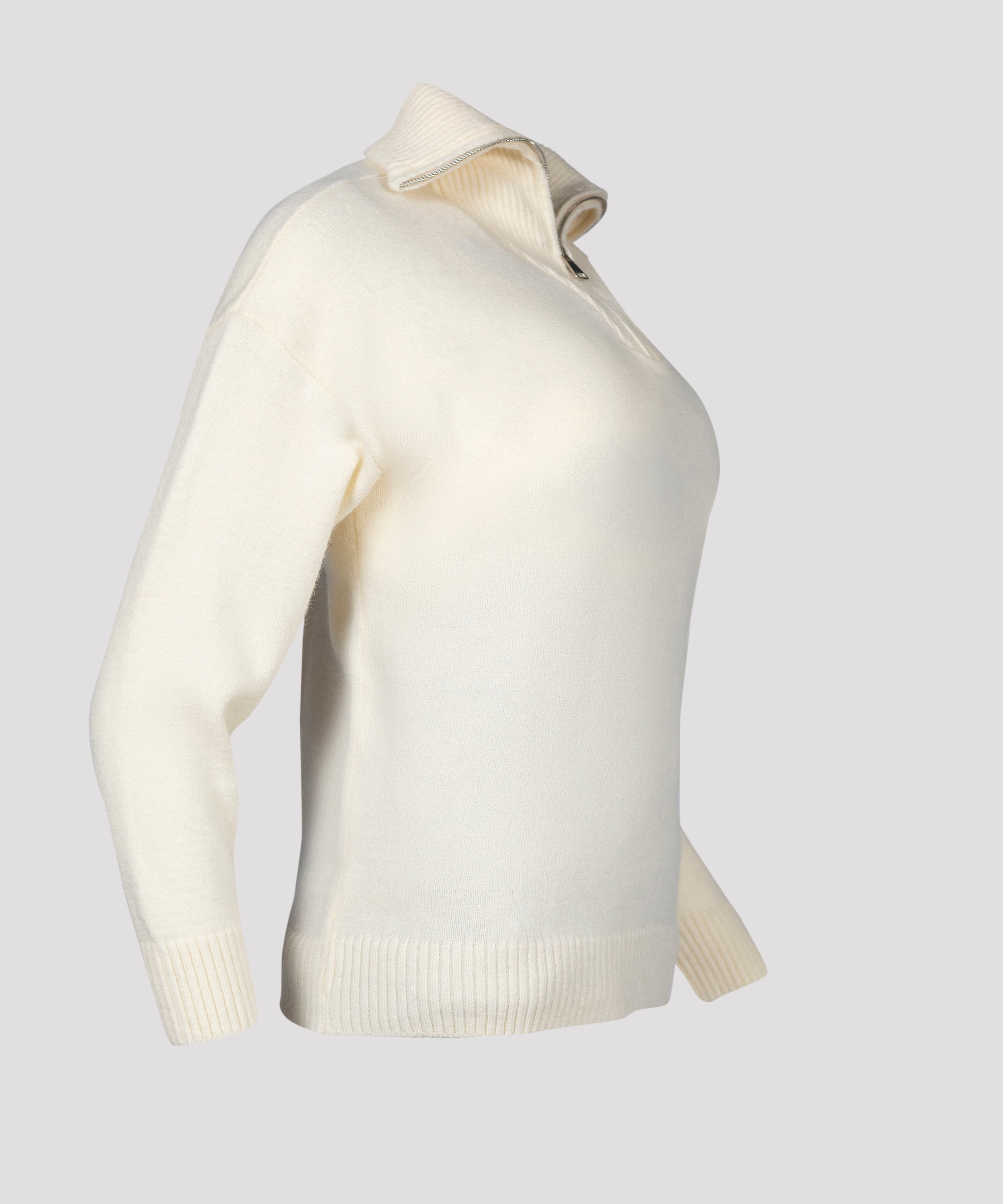 بلوفر-تريكو-اوف وايت