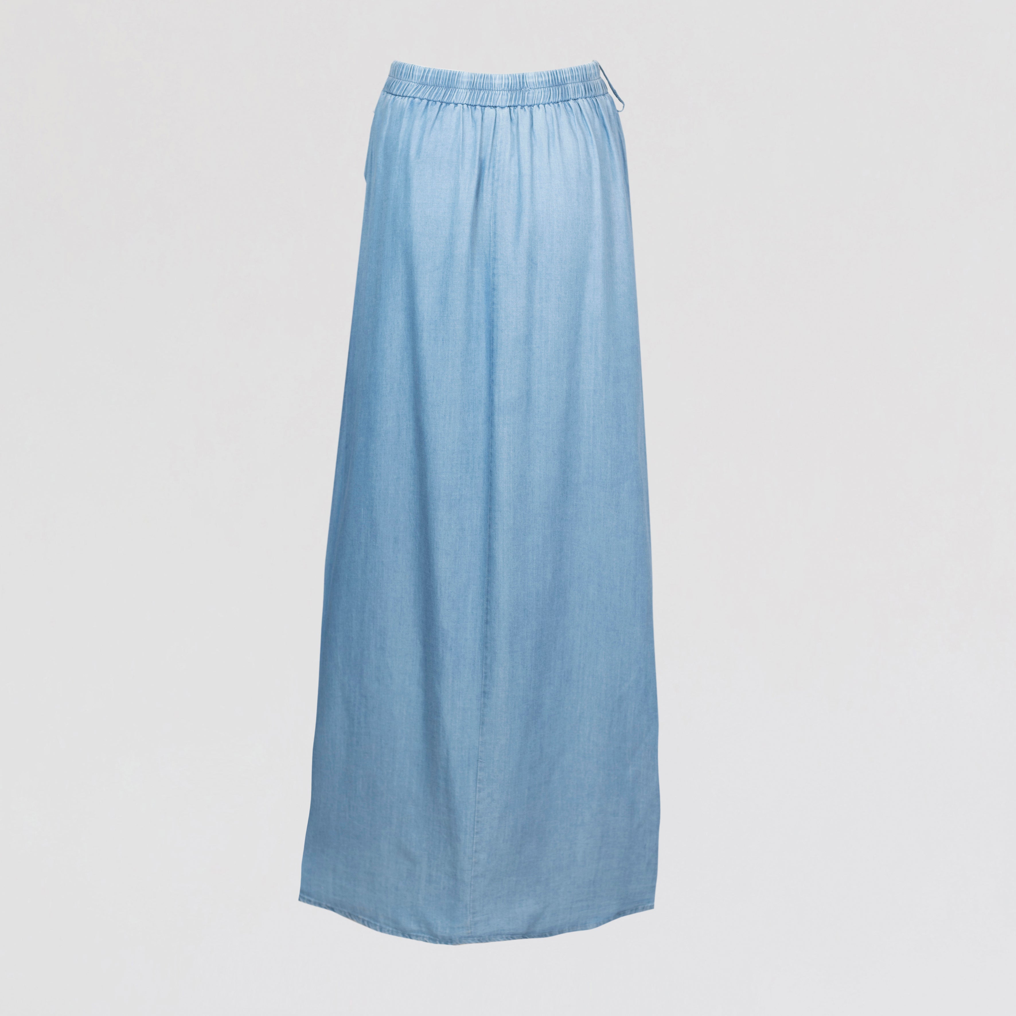 Skirt-Lightweight Denim-BLUE