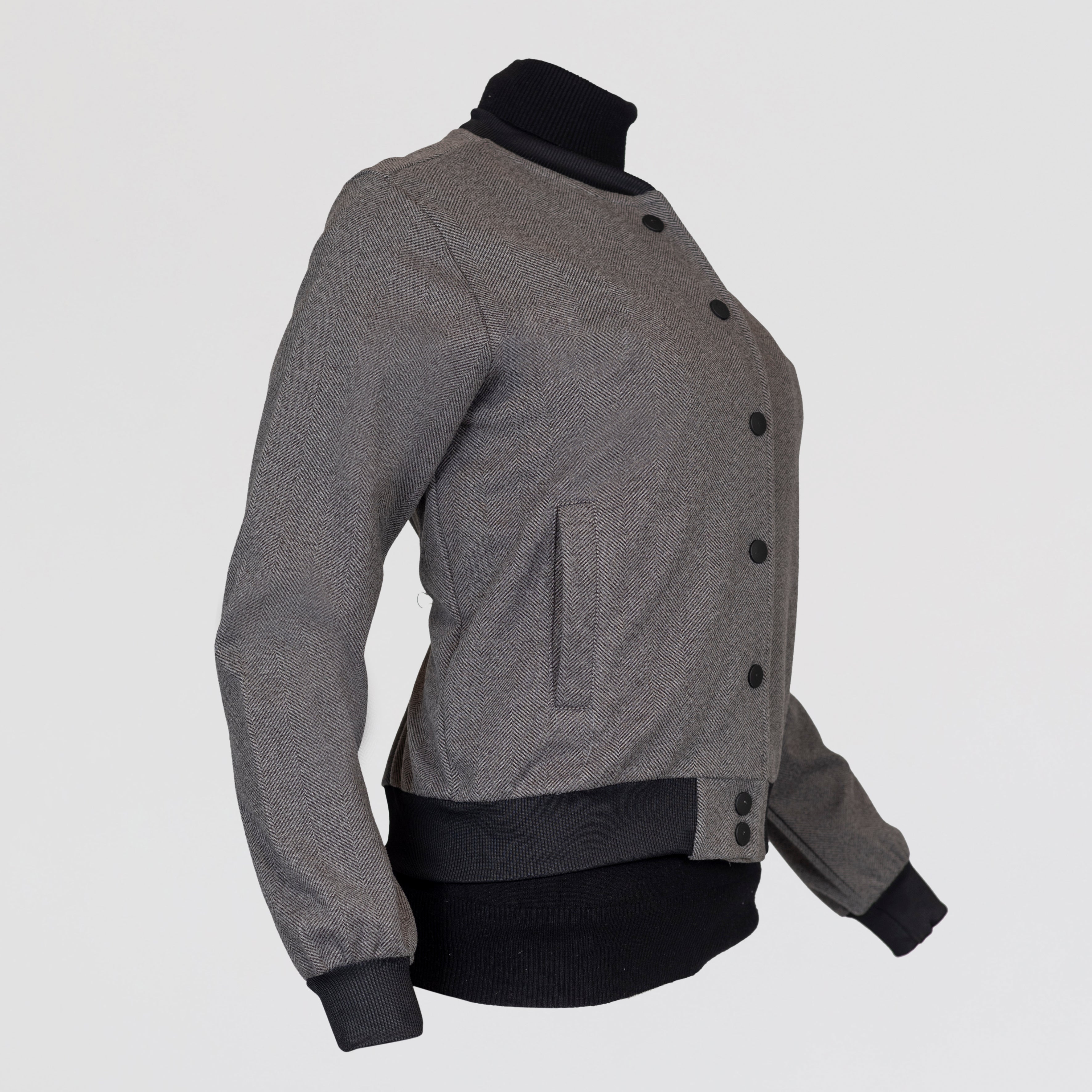 Jacket-Wool-D GRAY