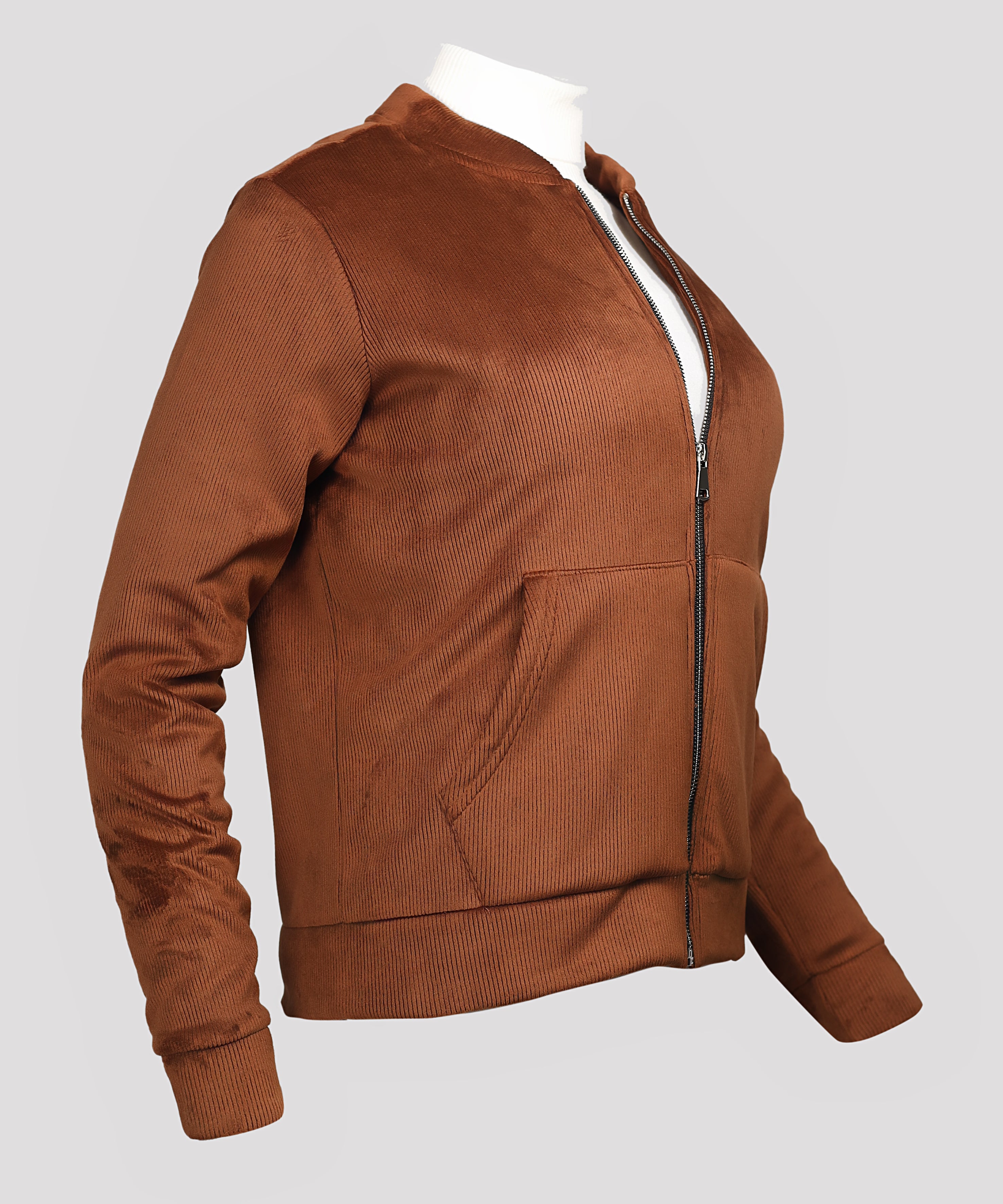 Jacket-Velvet-BROWN