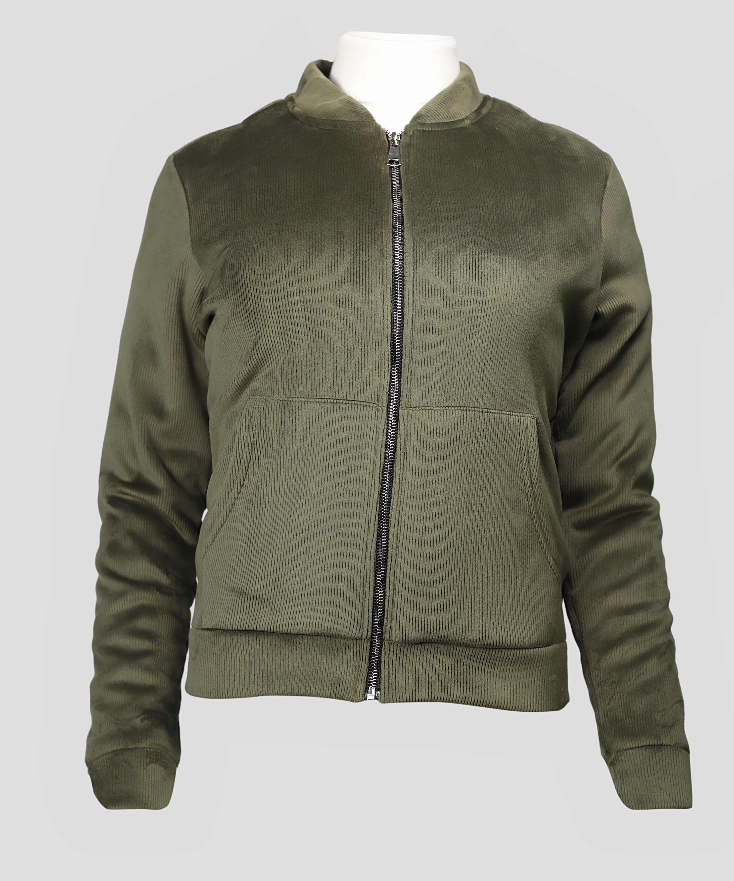 Jacket-Velvet-OLIVE