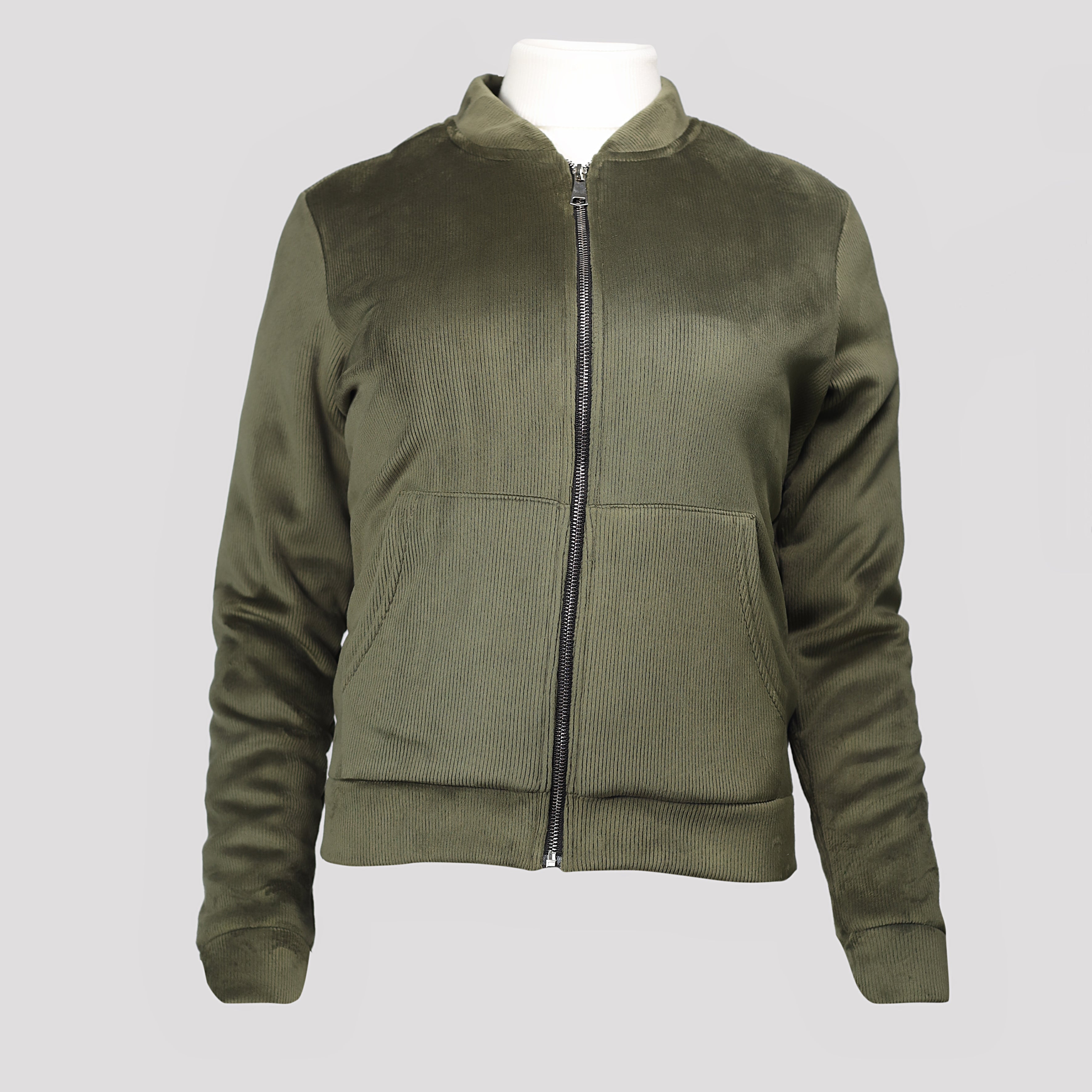 Jacket-Velvet-OLIVE