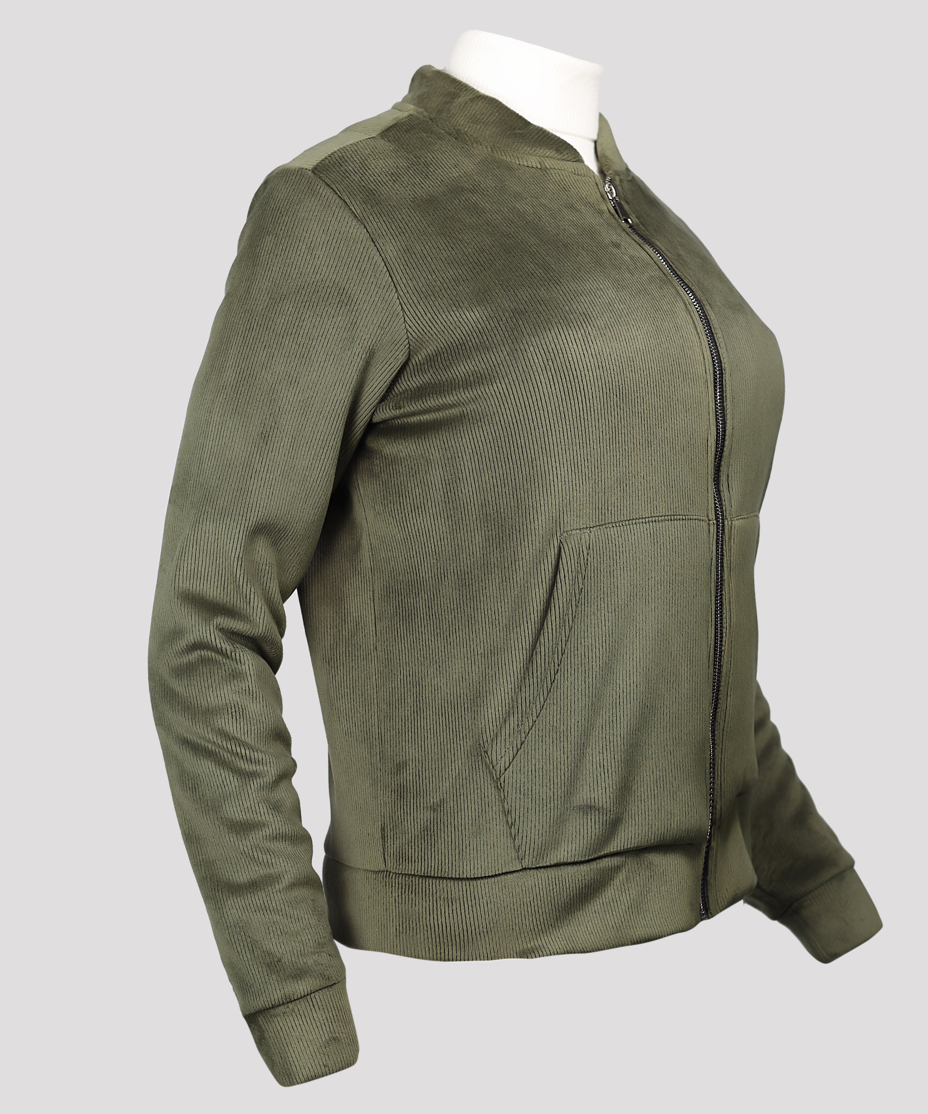 Jacket-Velvet-OLIVE