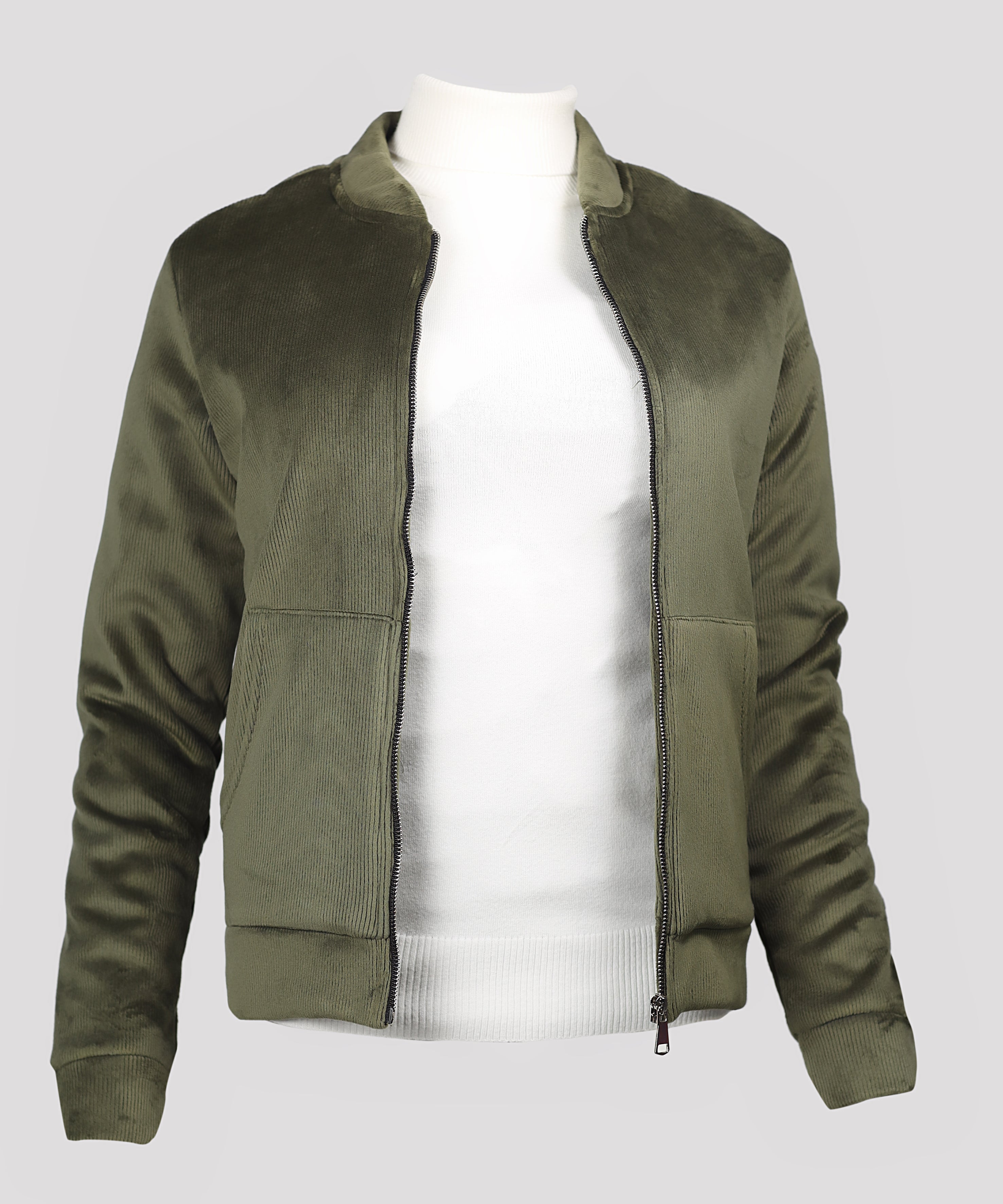 Jacket-Velvet-OLIVE