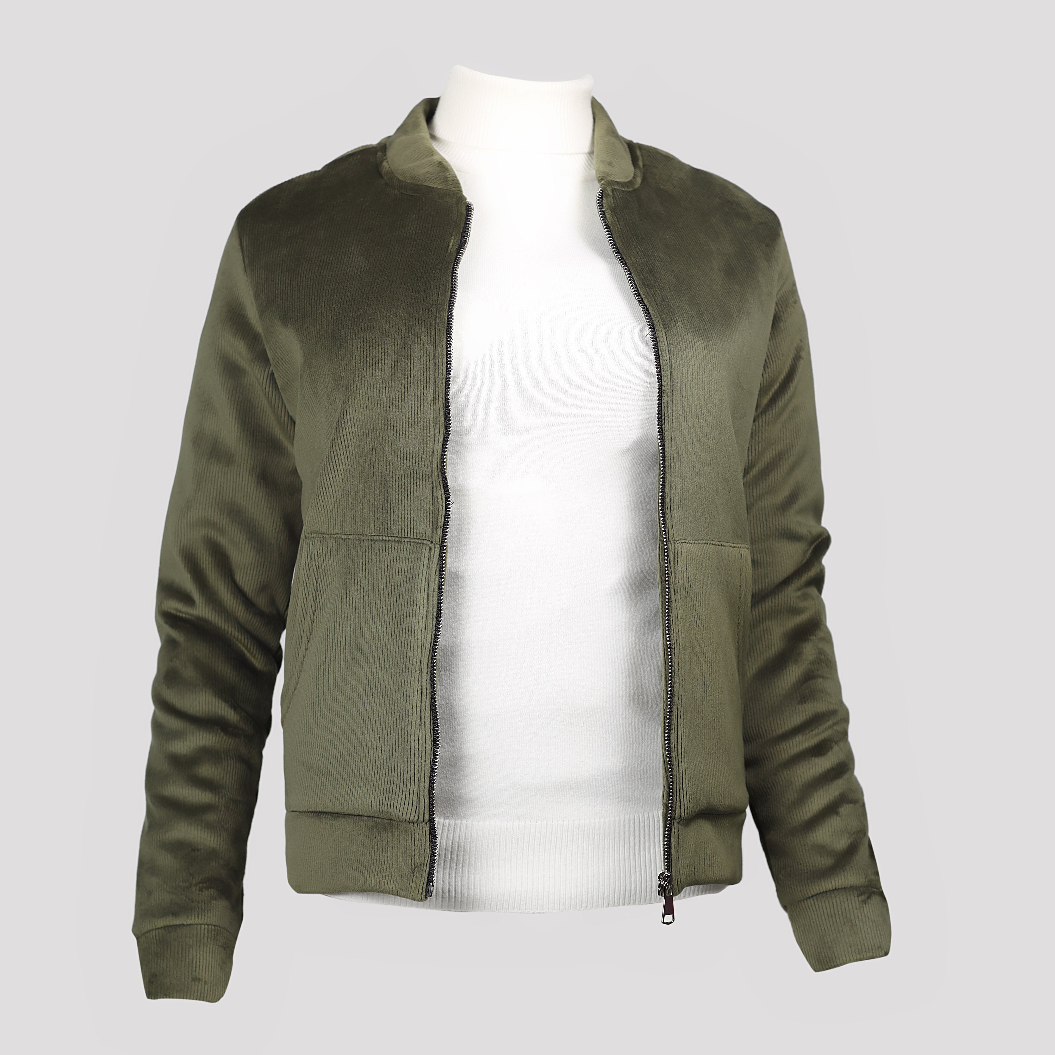 Jacket-Velvet-OLIVE