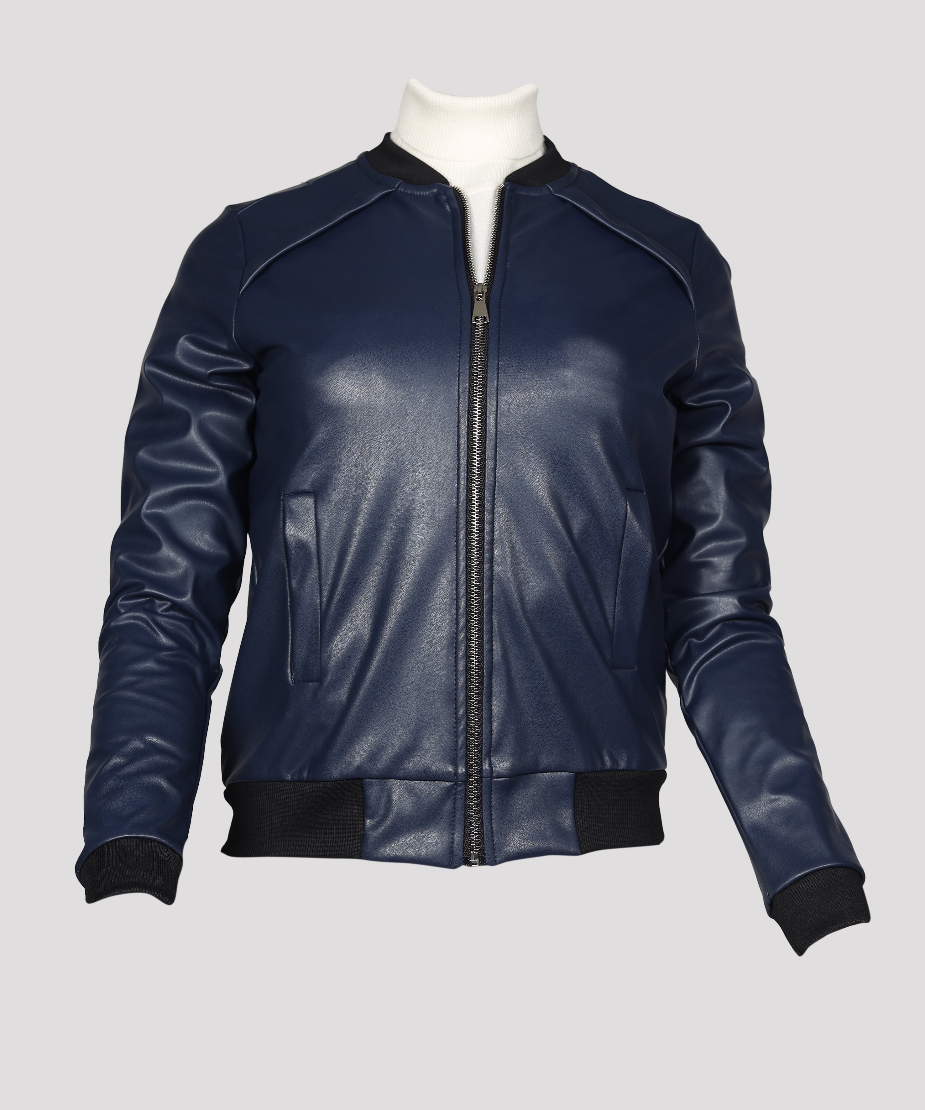 Jacket-Leather-NAVY