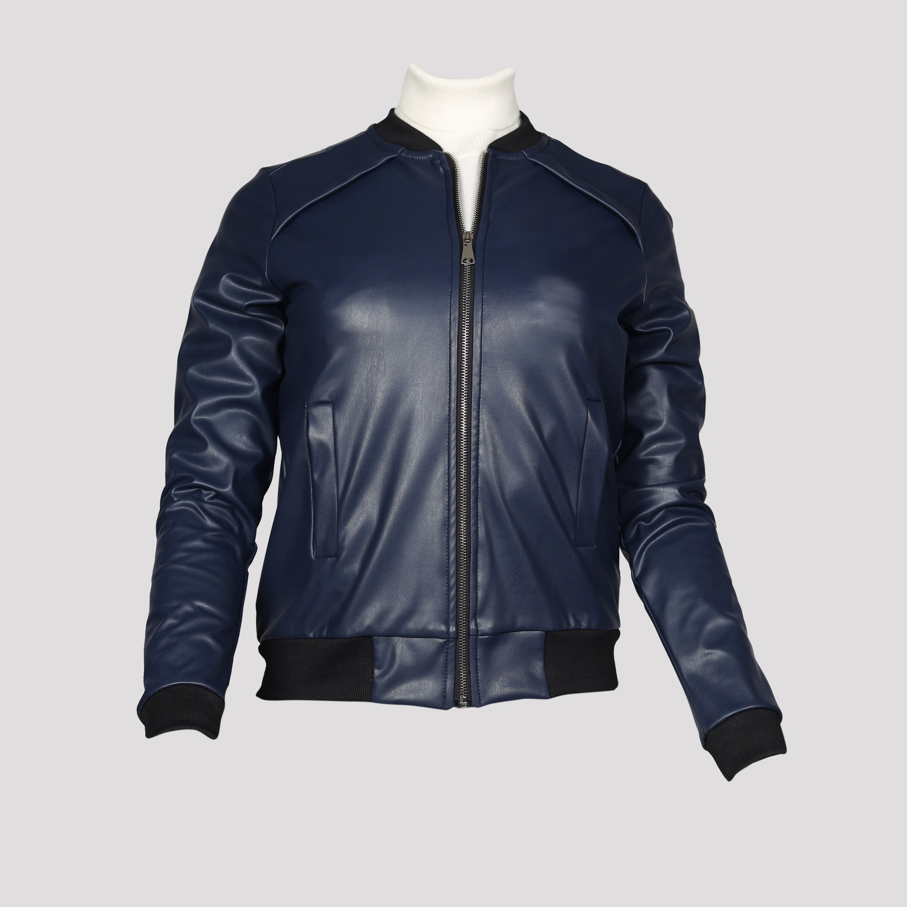 Jacket-Leather-NAVY