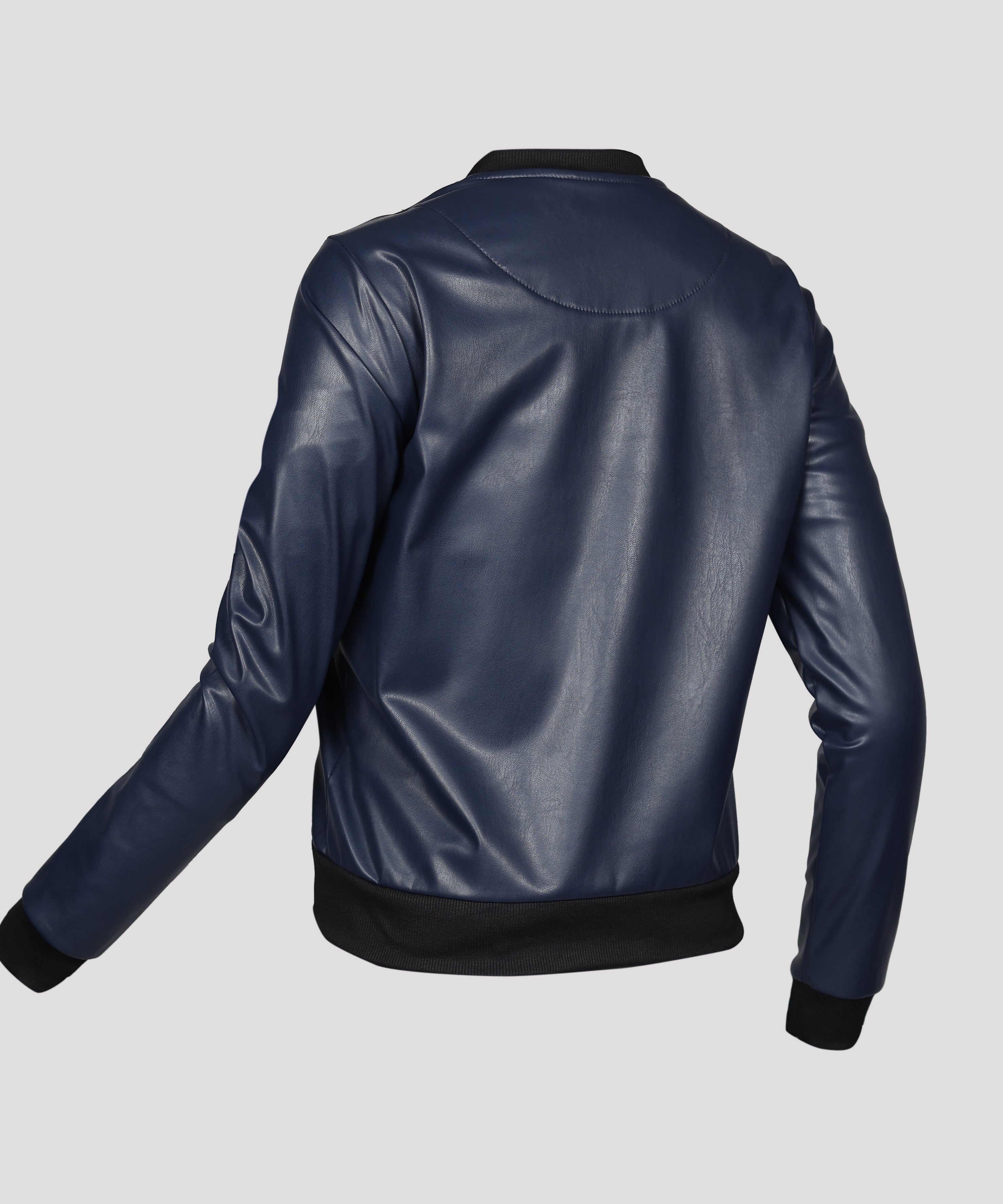 Jacket-Leather-NAVY