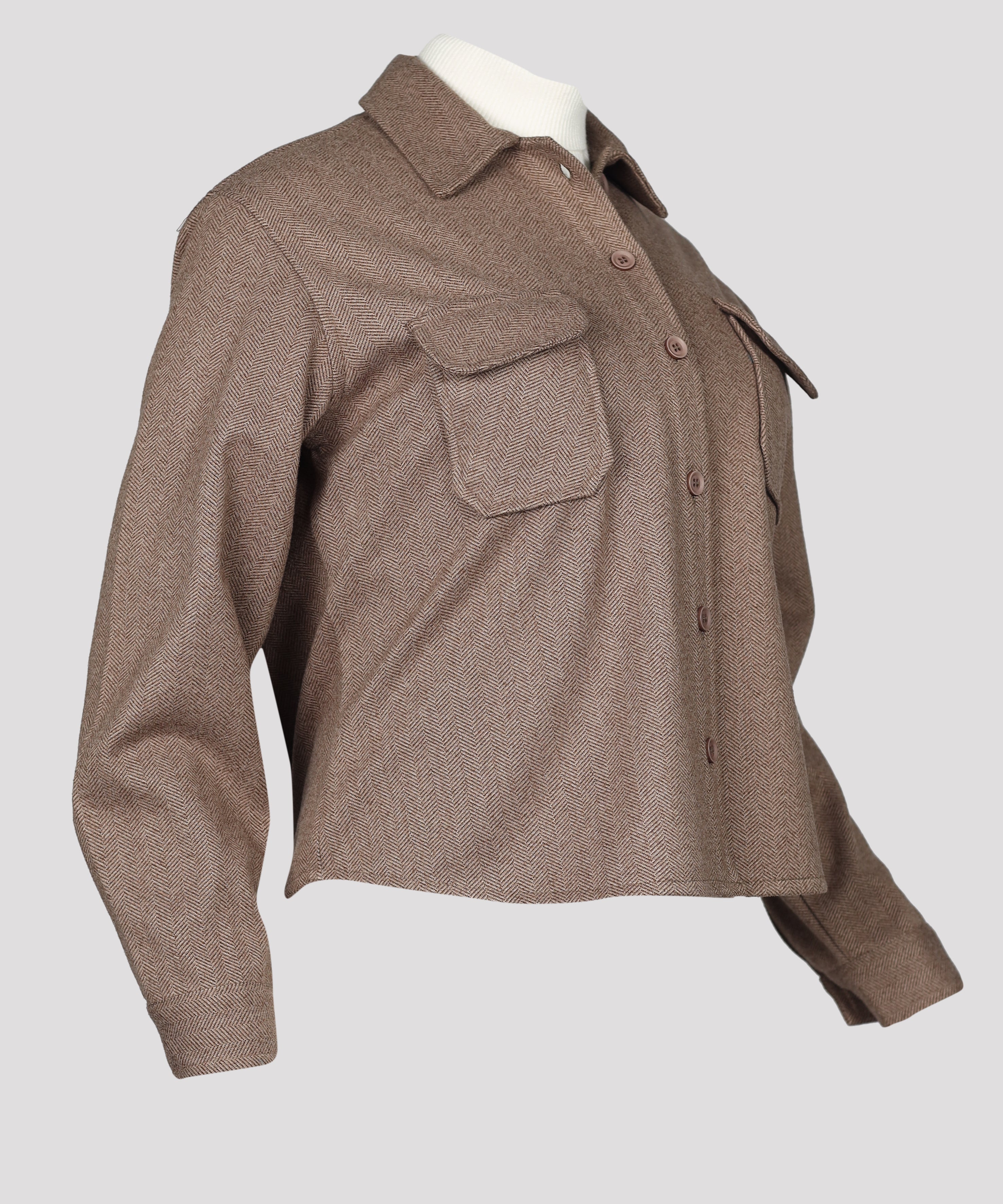 Shirt-Wool-BROWN