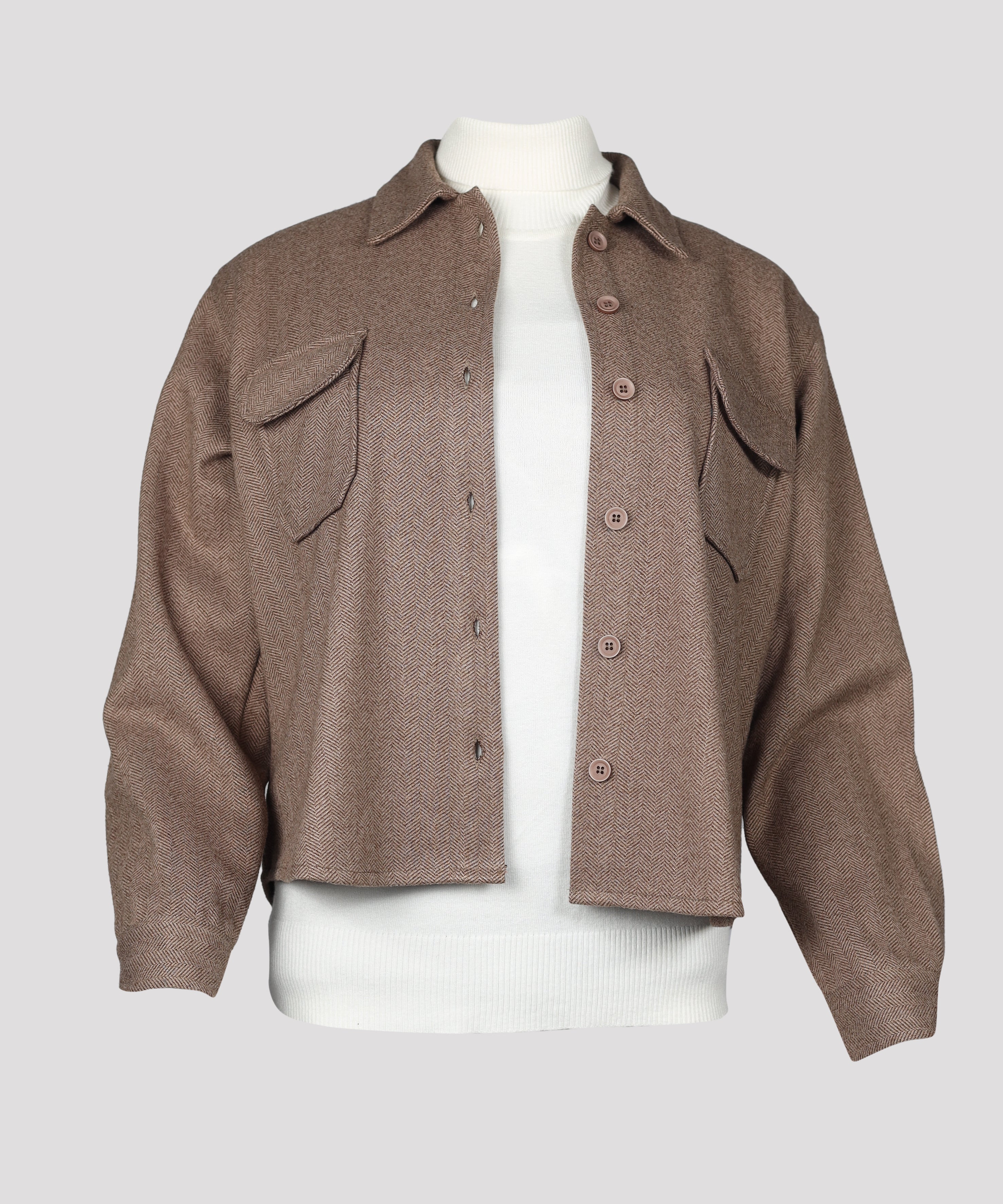 Shirt-Wool-BROWN