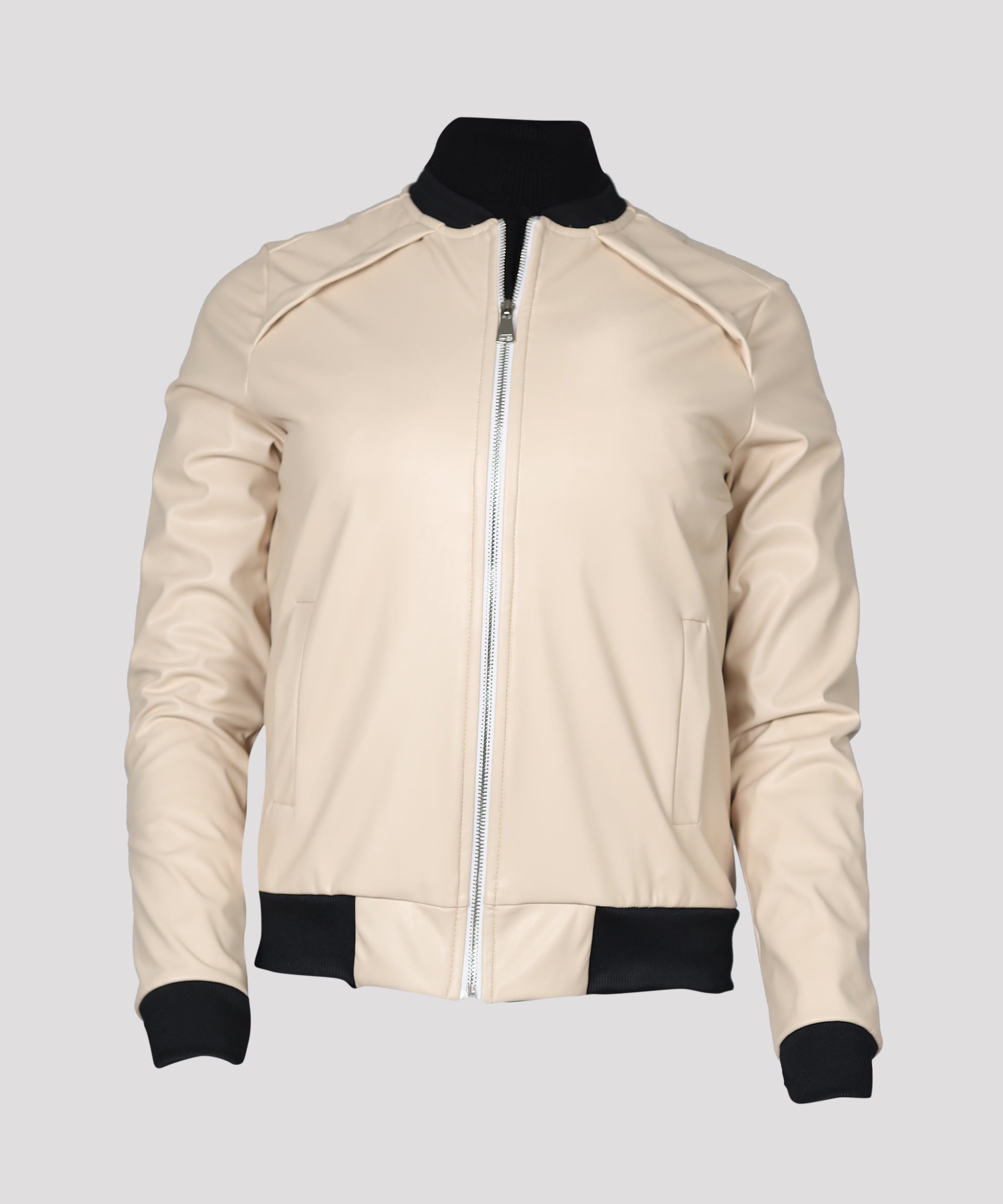 Jacket-Leather-BEIGE