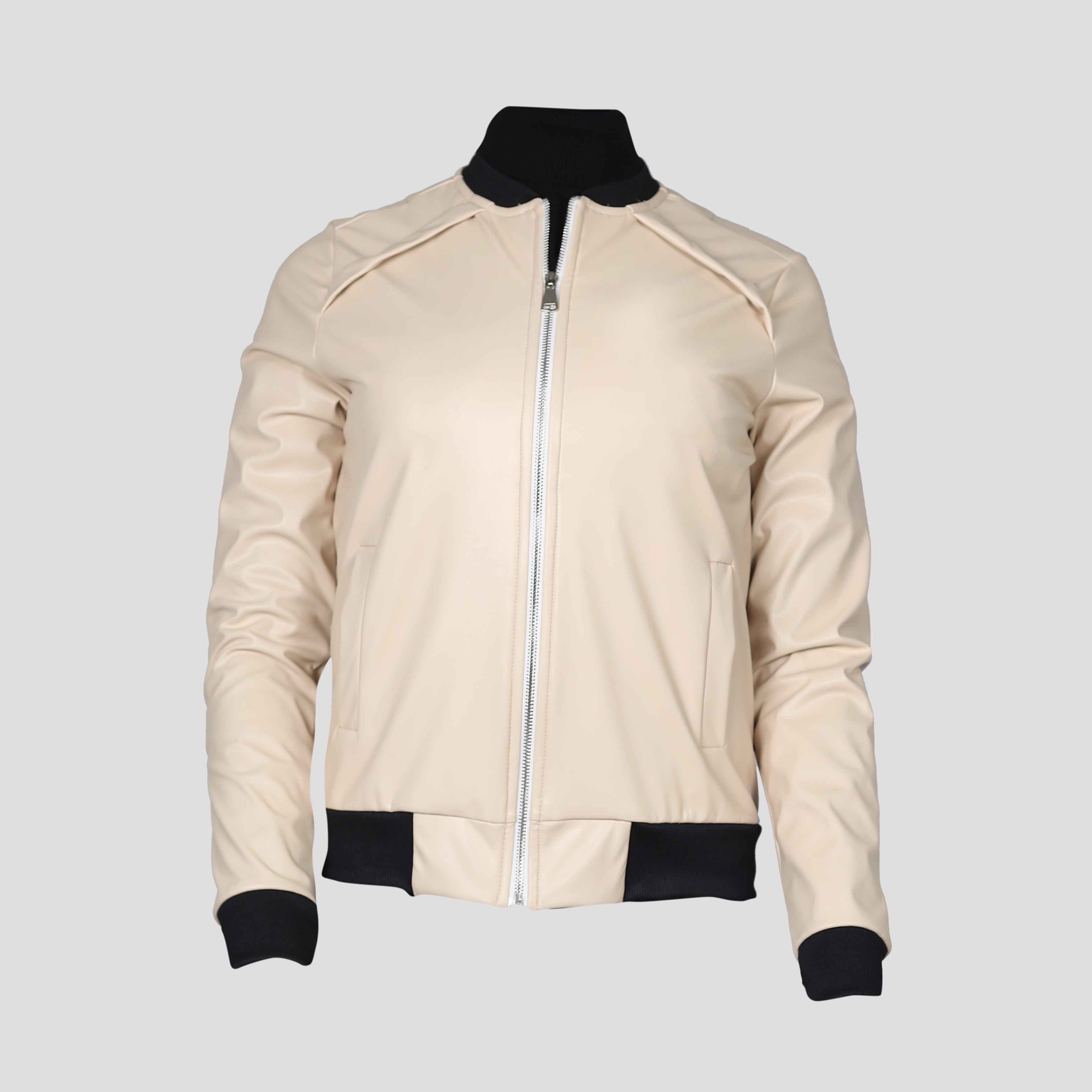 Jacket-Leather-BEIGE