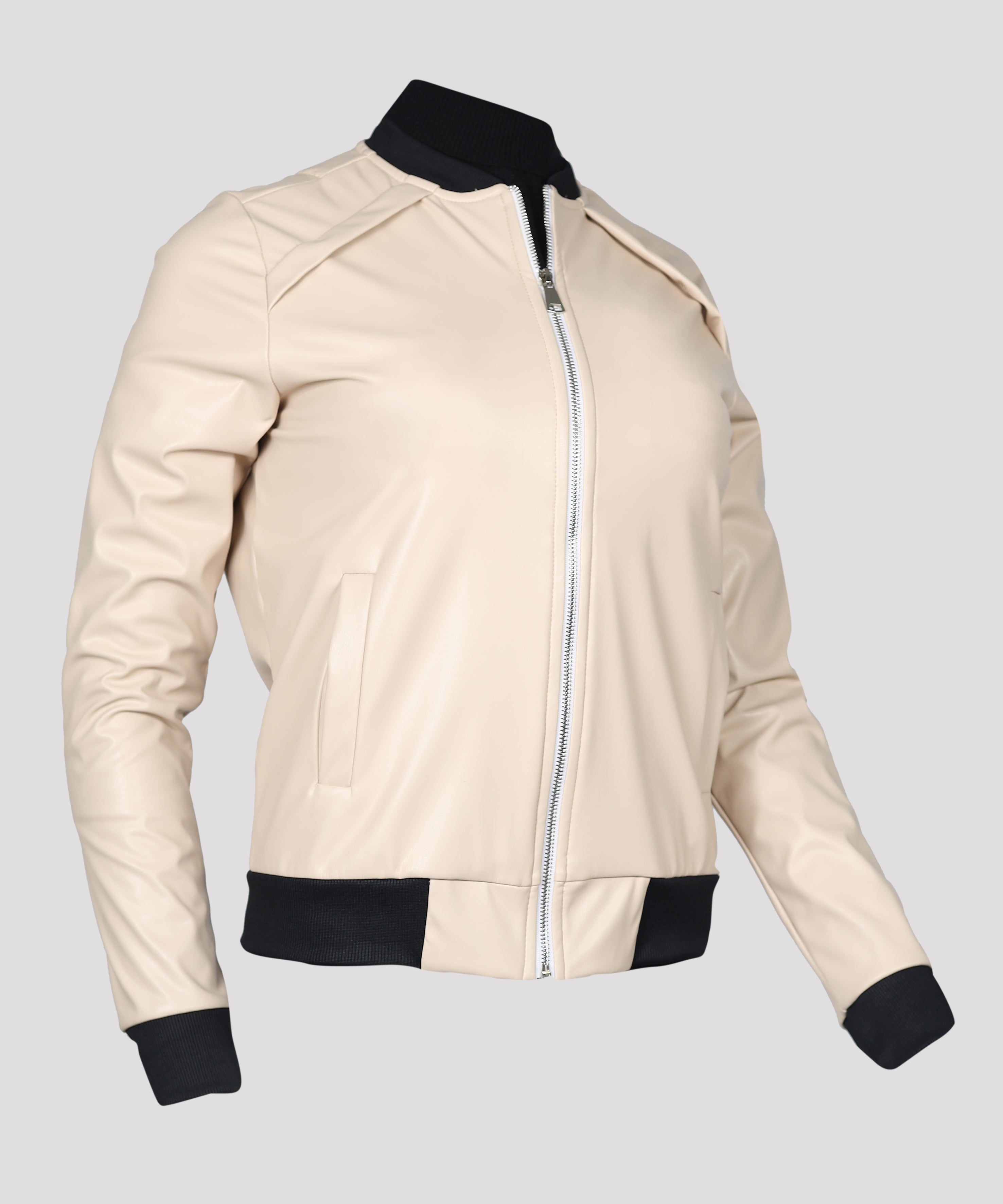 Jacket-Leather-BEIGE