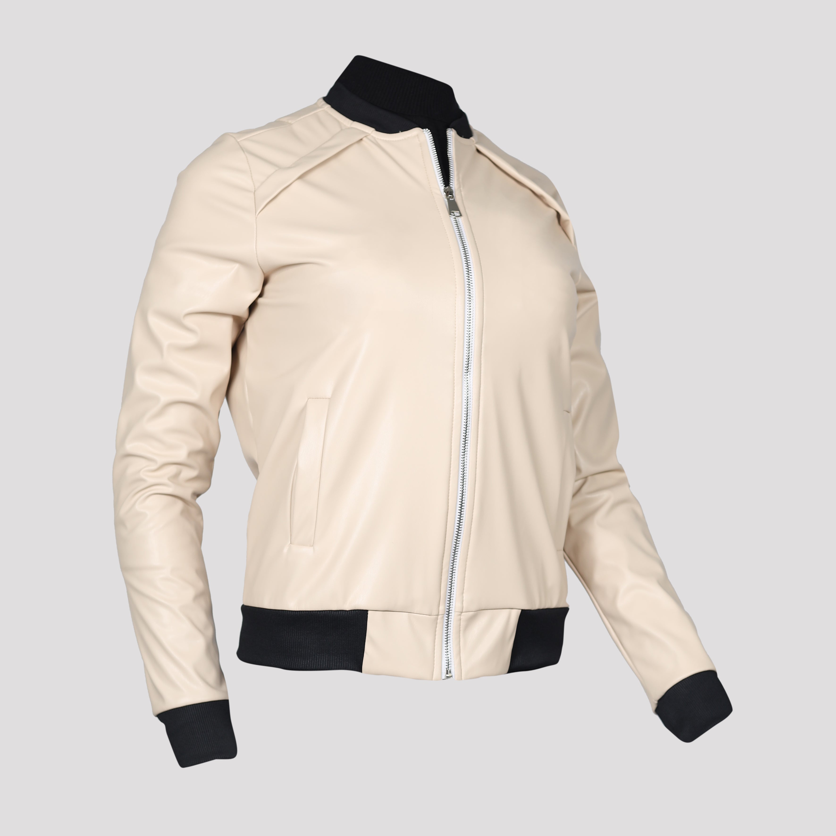 Jacket-Leather-BEIGE
