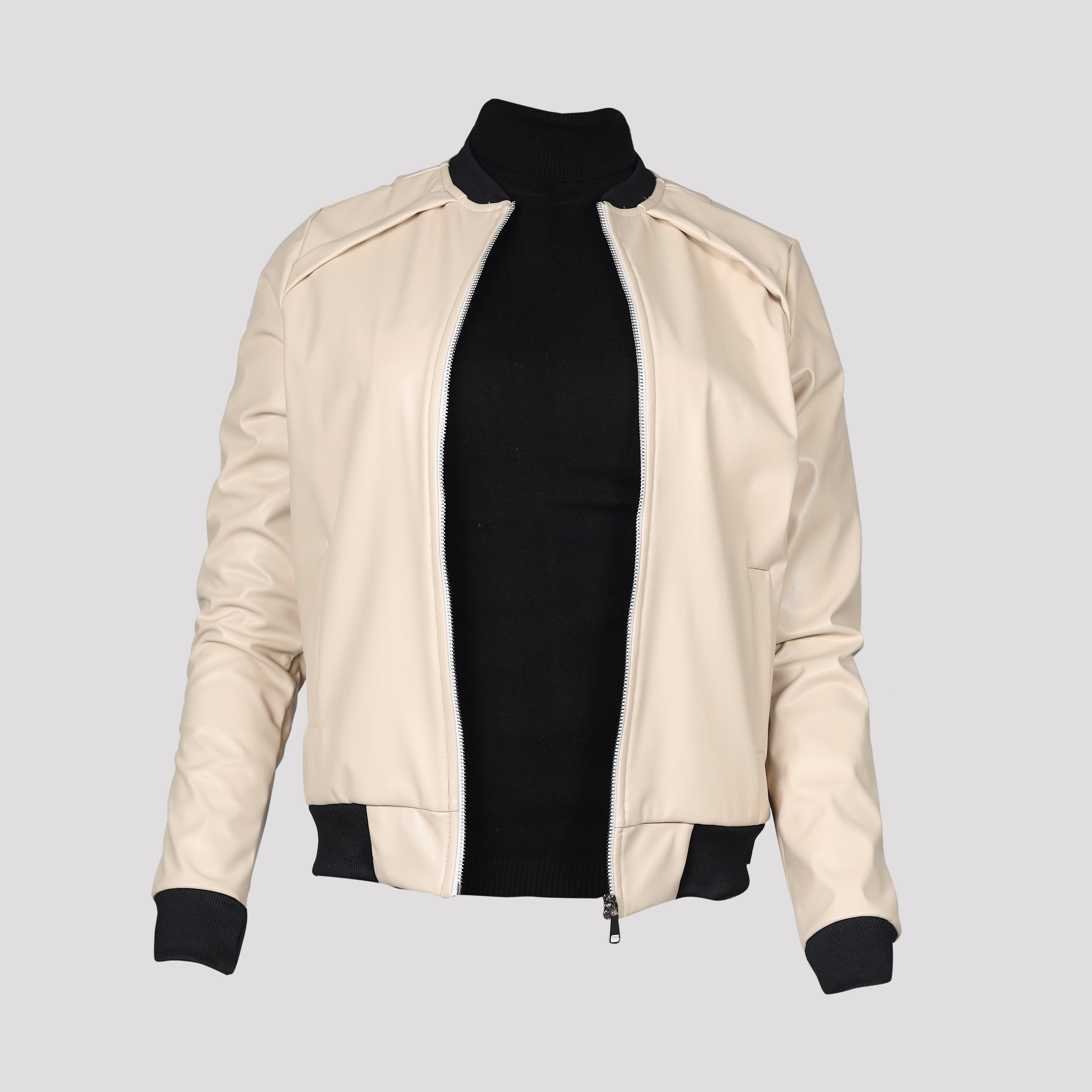 Jacket-Leather-BEIGE